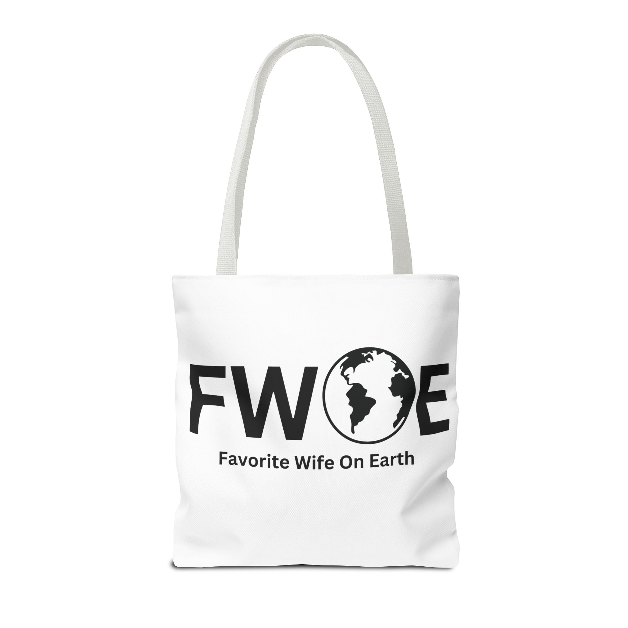 Favorite Wife On Earth (FWOE) Tote Bag - Custom Printed Stylish and Functional Tote