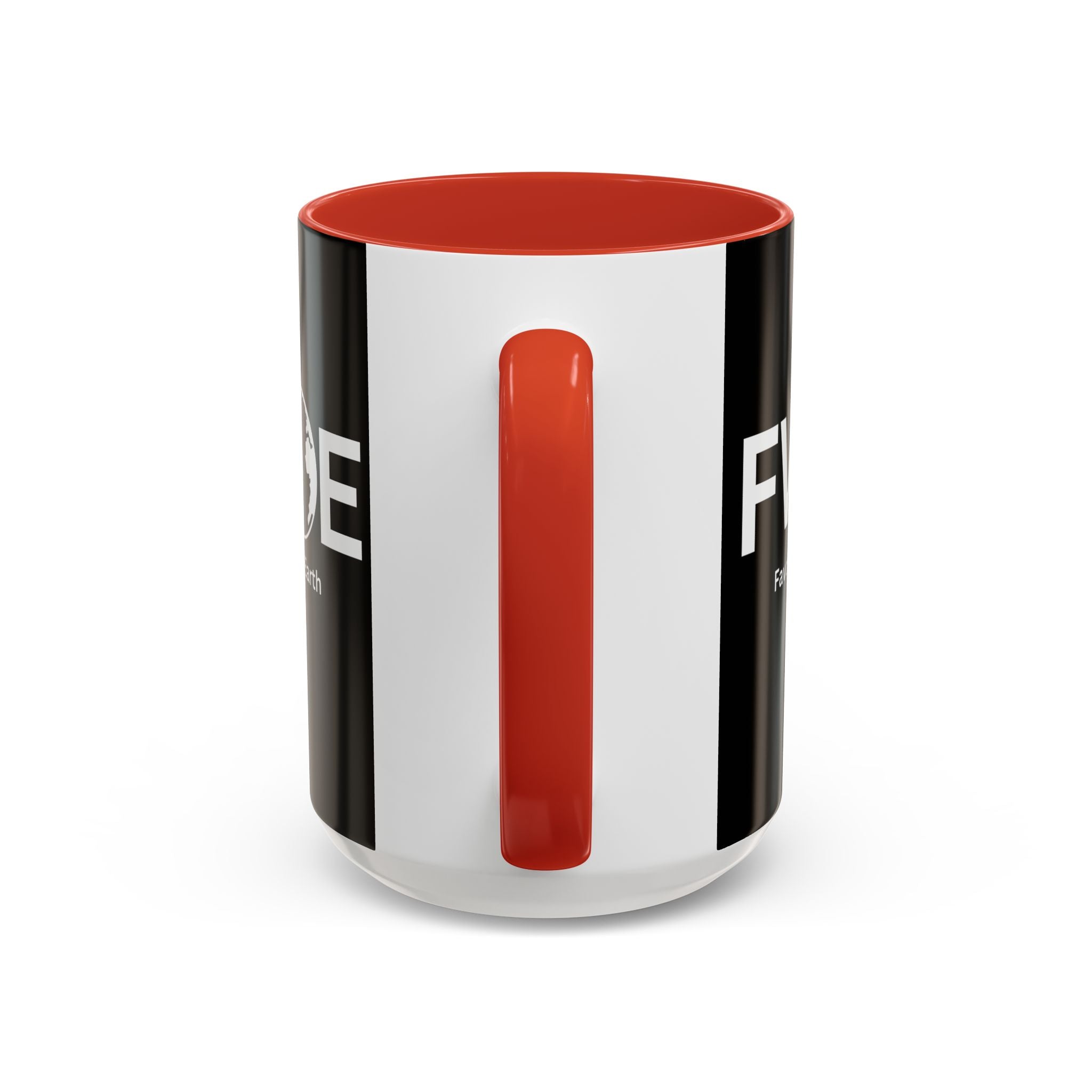 Favorite Wife On Earth (FWOE) Accent Coffee Mug (11oz, 15oz)