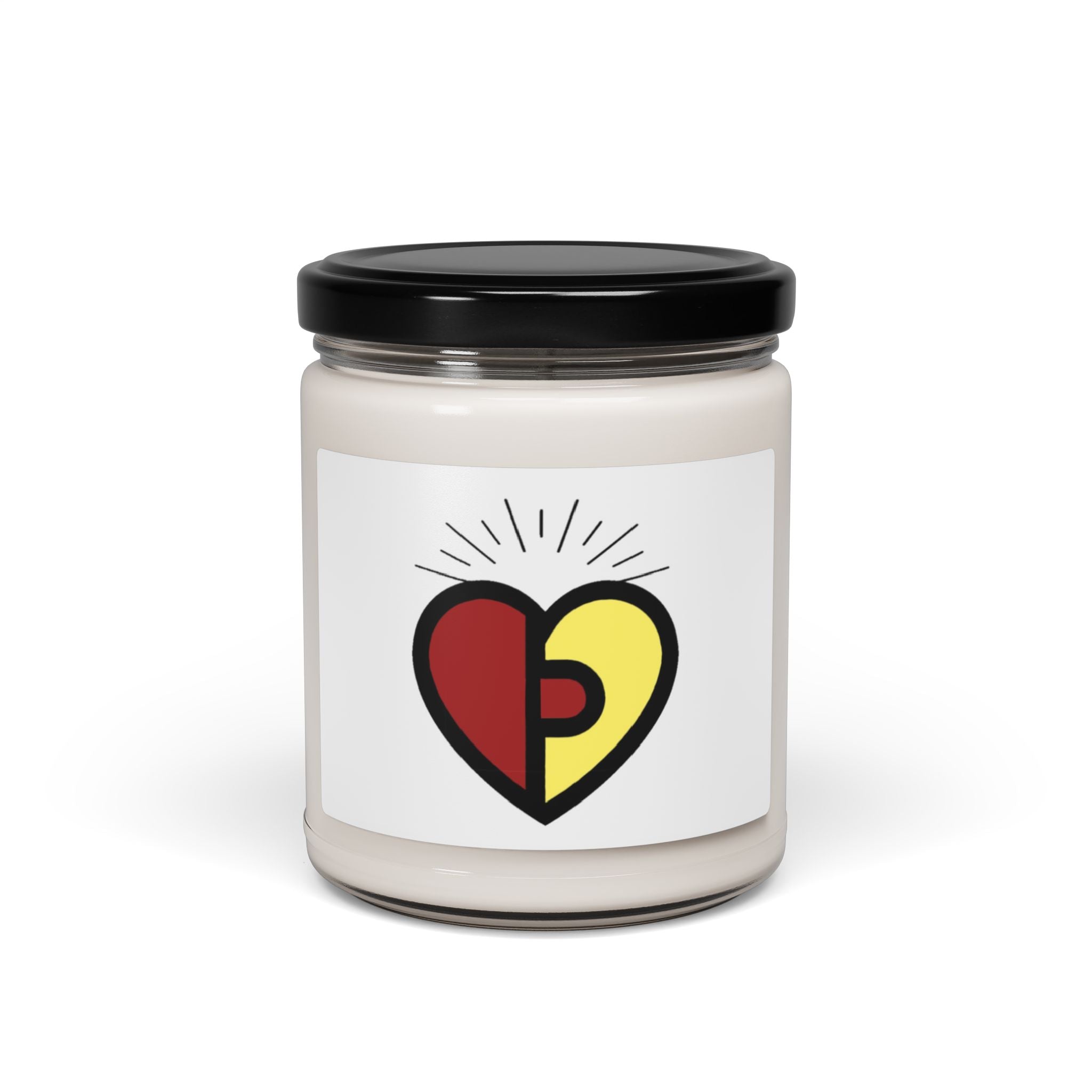 Passionoy Logo Scented Soy Candle - 9oz Natural Wax Candle with Custom Label
