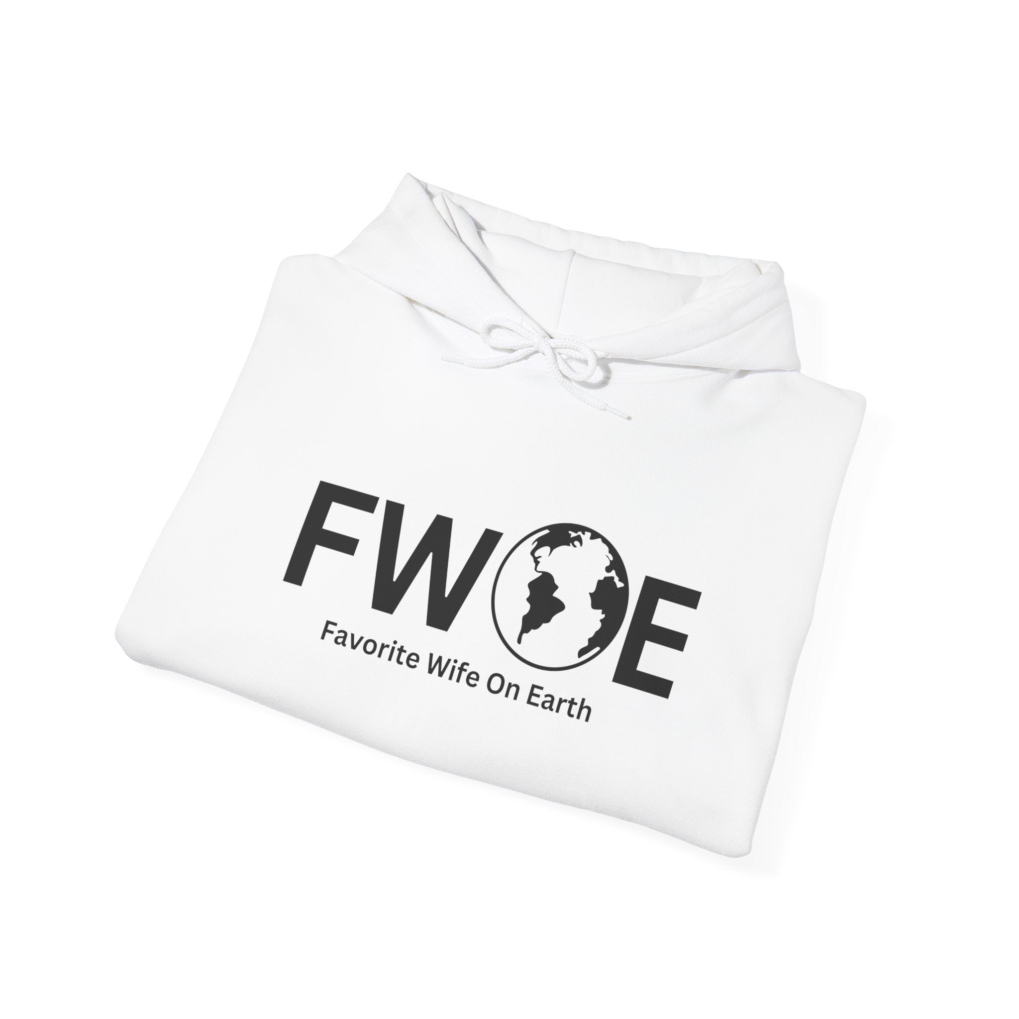 Favorite Wife On Earth (FWOE) Hooded Sweatshirt - Cozy and Stylish Hoodie for Cold Days
