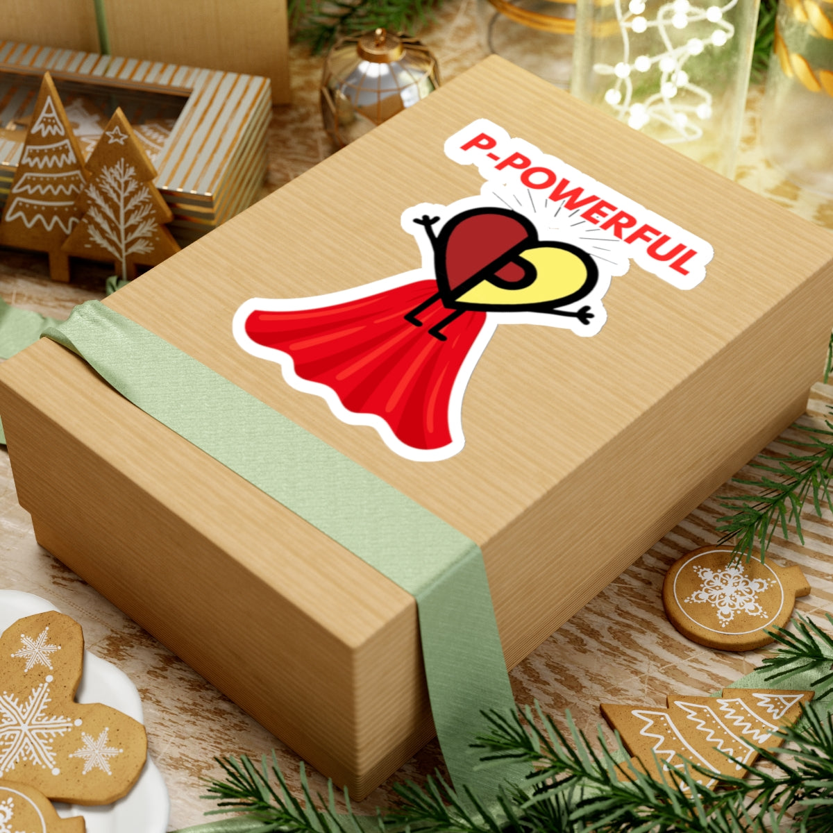 PJ Powerful Mascot Kiss-Cut Stickers - Custom Vinyl Stickers for Creative Decor