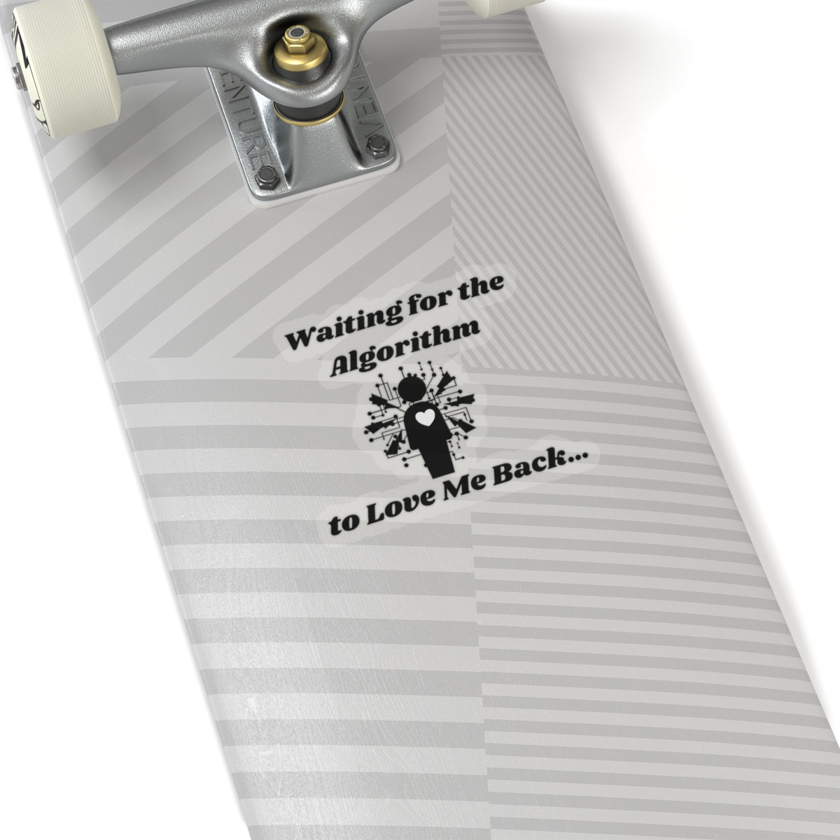 Waiting for the Algorithm to Love Me Back Kiss-Cut Stickers - Custom Vinyl Stickers for Creative Decor