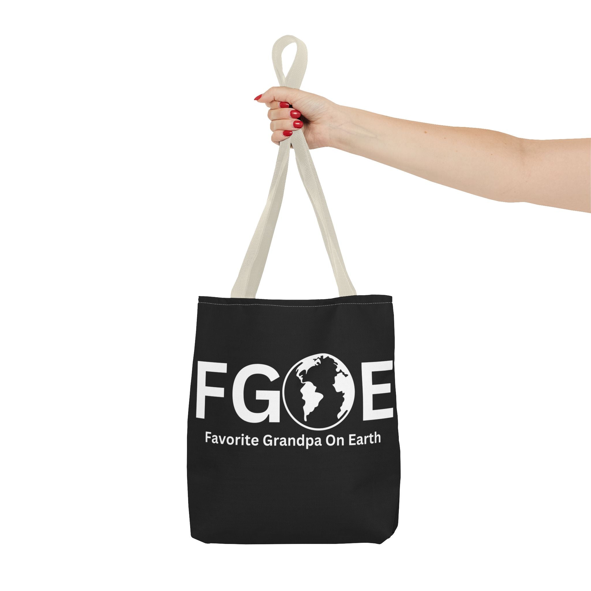 Favorite Grandpa On Earth (FGOE) Tote Bag - Custom Printed Stylish and Functional Tote