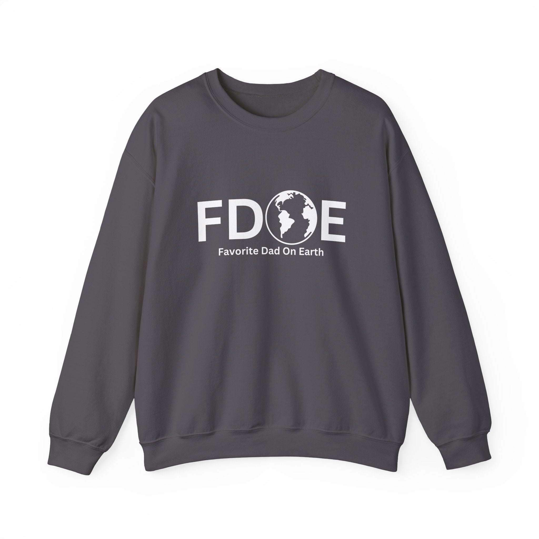 Favorite Dad on Earth Crewneck Sweatshirt - (FDOE) Logo Sweatshirt for Me