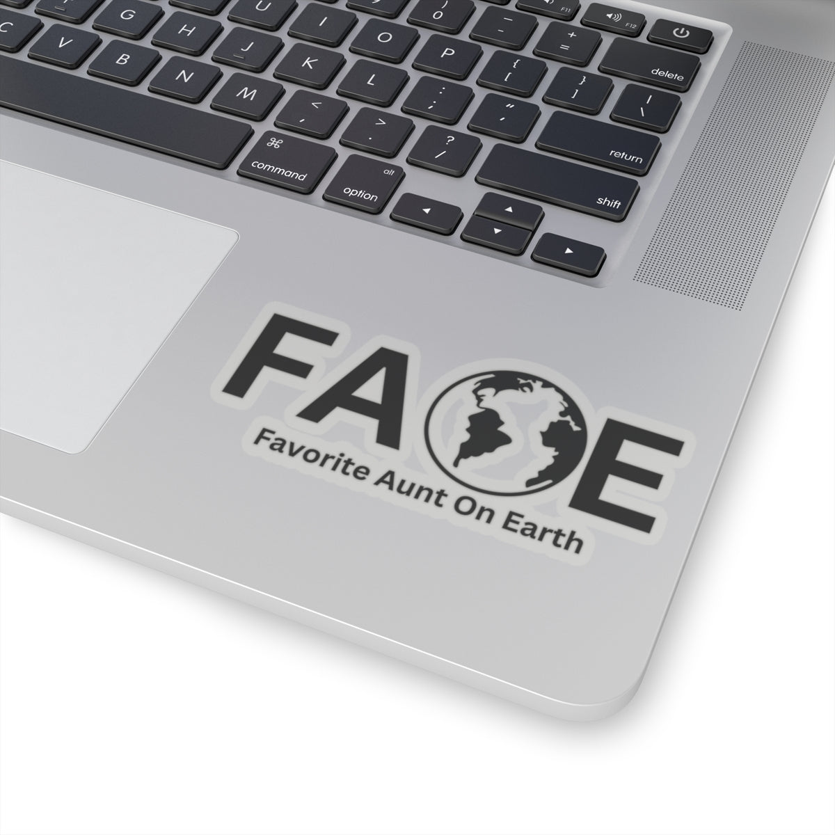 Favorite Aunt On Earth (FAOE) Kiss-Cut Stickers - Custom Vinyl Stickers for Creative Decor