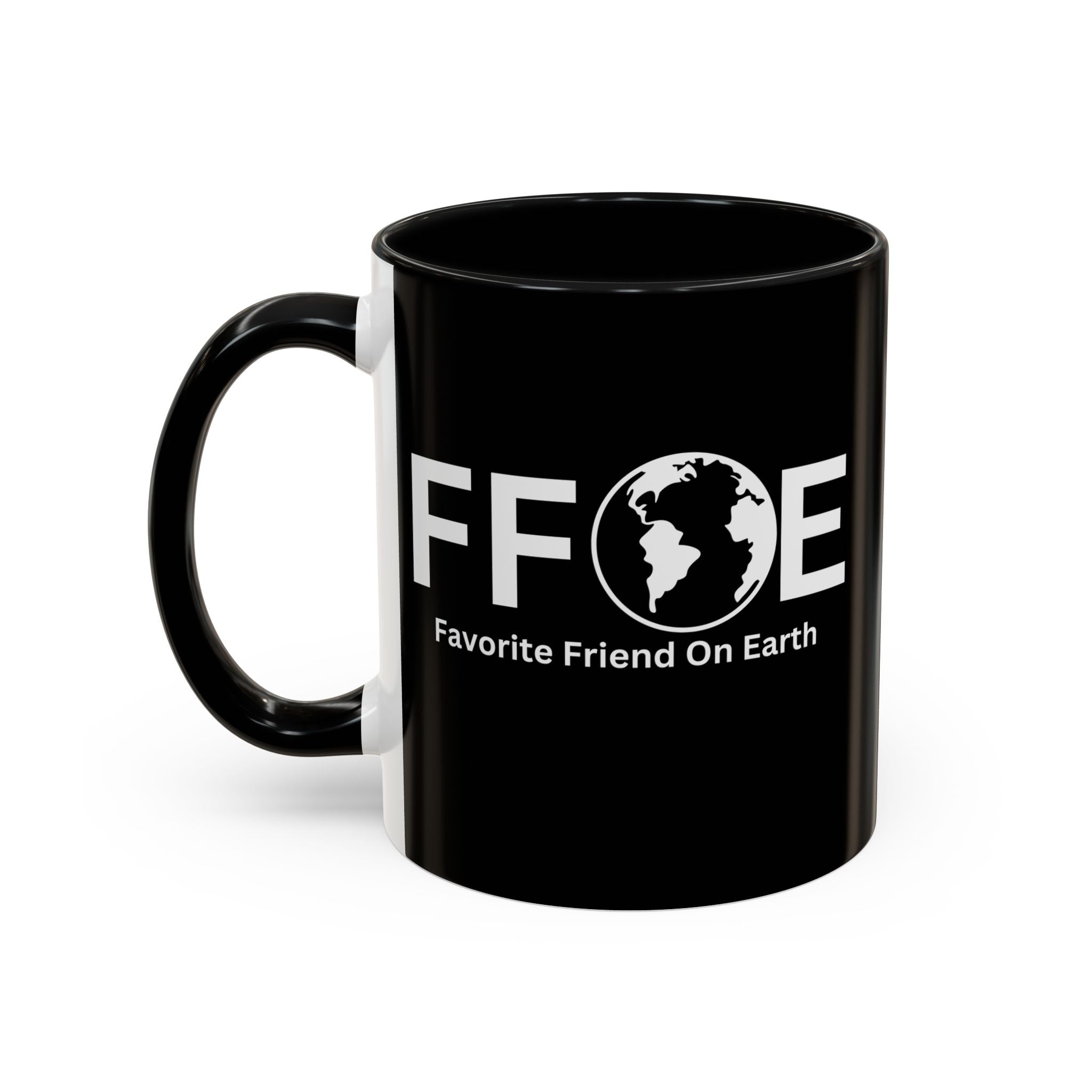 Favorite Friend On Earth (FFOE) Accent Coffee Mug (11oz, 15oz)