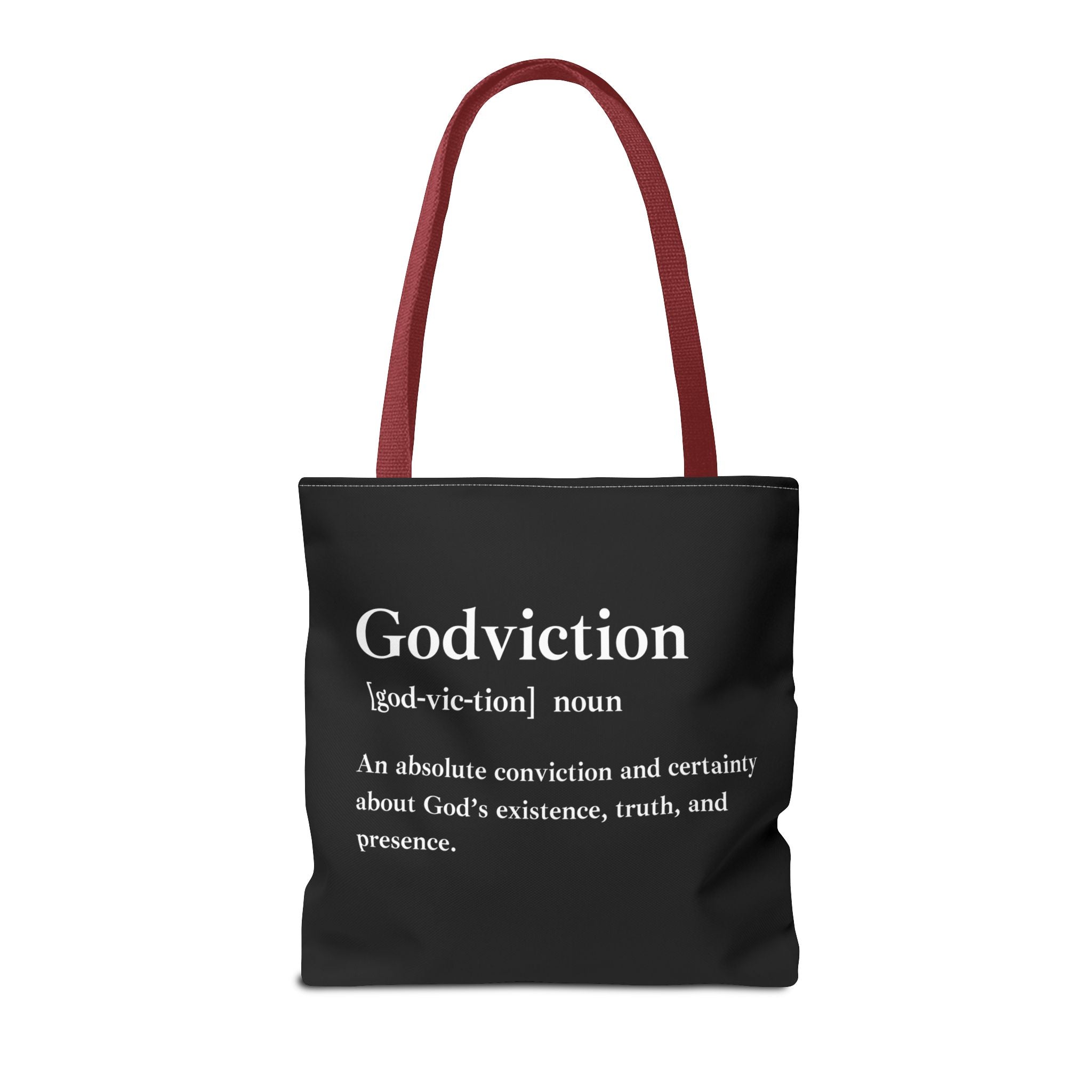 Godviction Tote Bag - Custom Printed Stylish and Functional Tote