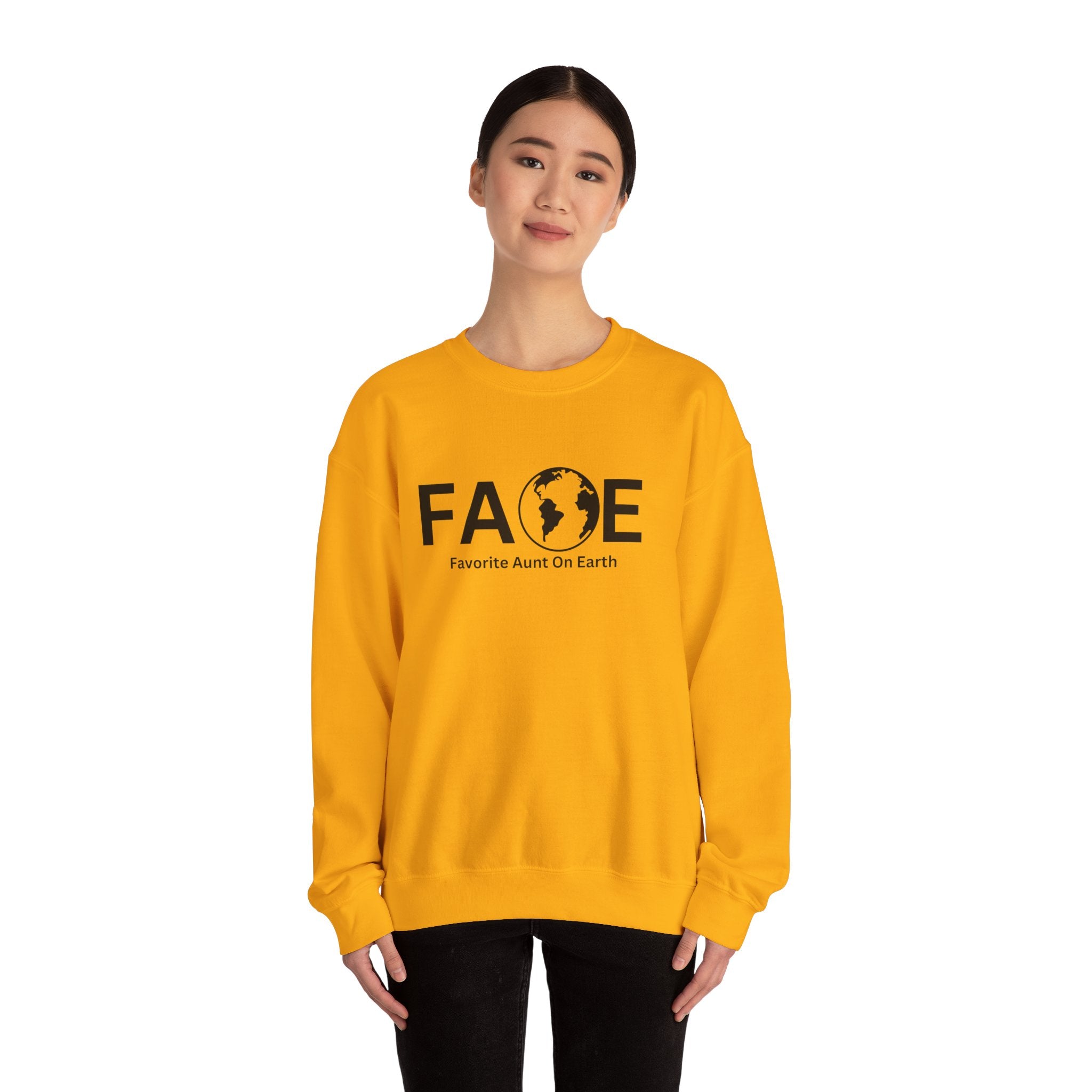 Favorite Aunt On Earth (FAOE) - Unisex Heavy Blend™ Crewneck Sweatshirt