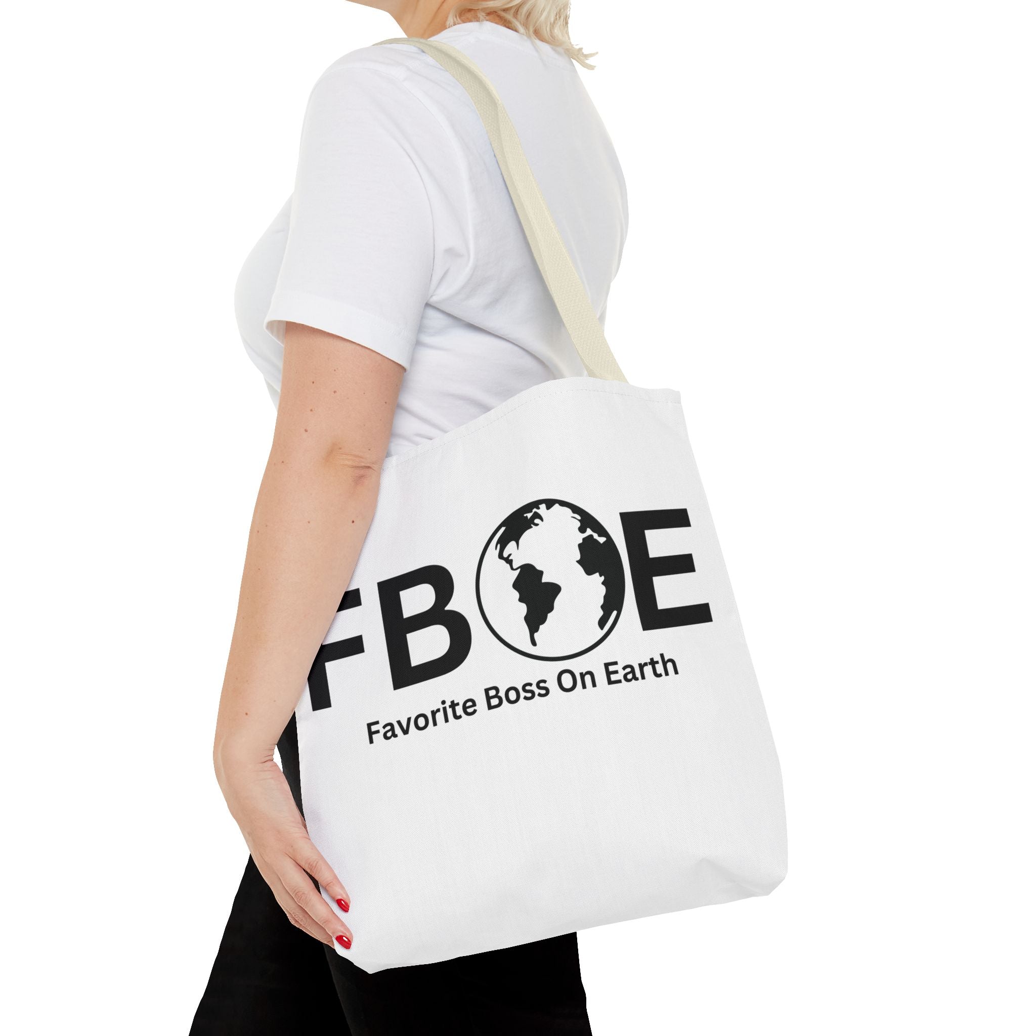 Favorite Boss On Earth (FBOE) Tote Bag - Custom Printed Stylish and Functional Tote