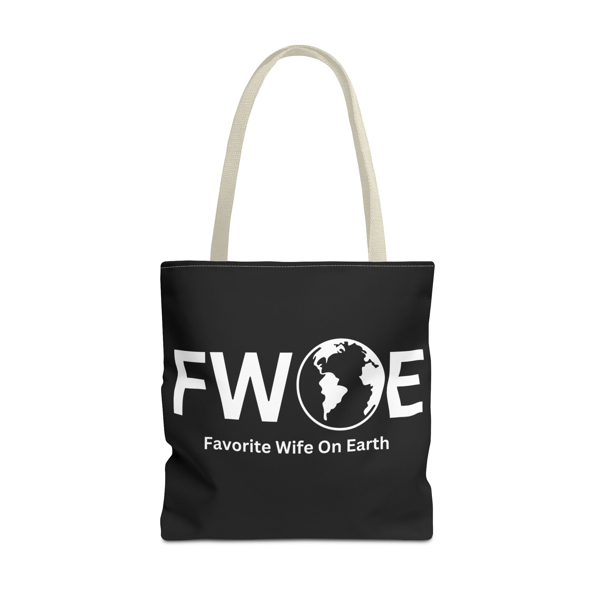 Favorite Wife On Earth (FWOE) Tote Bag - Custom Printed Stylish and Functional Tote
