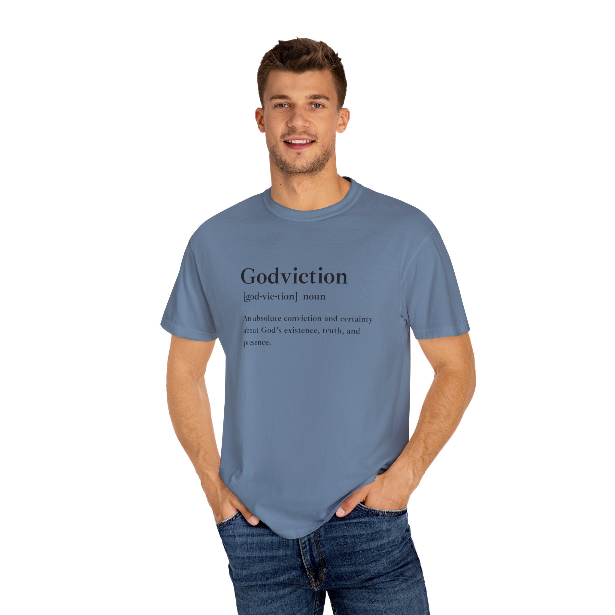 Godviction Unisex Garment-Dyed T-Shirt – Comfort Colors 1717
