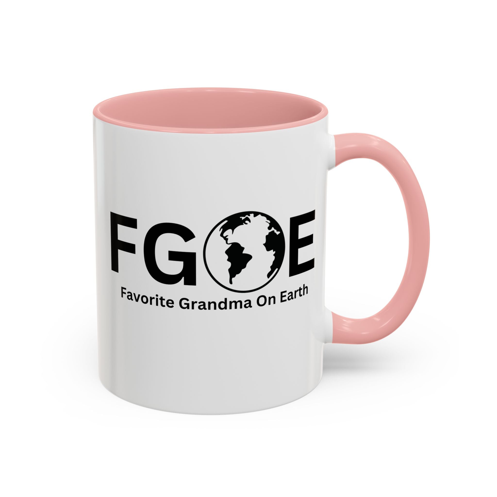 Favorite Grandma On Earth Mug (FGOE) Accent Coffee Mug (11oz, 15oz)