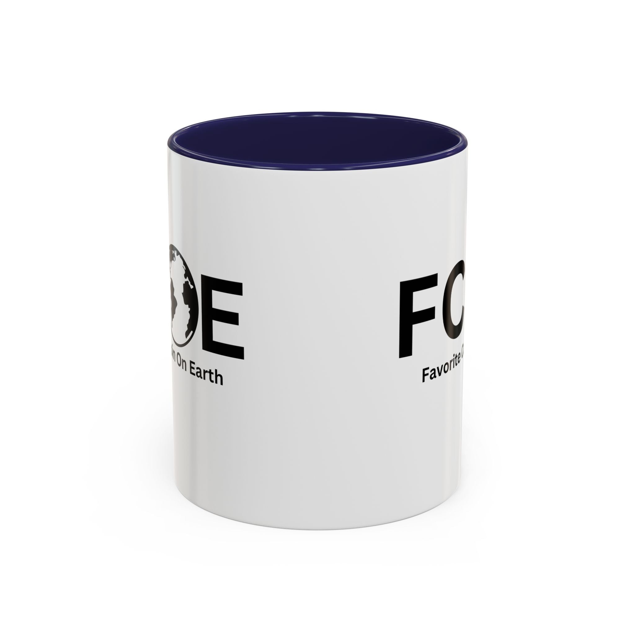 Favorite Cousin On Earth (FCOE) Accent Coffee Mug (11oz, 15oz)