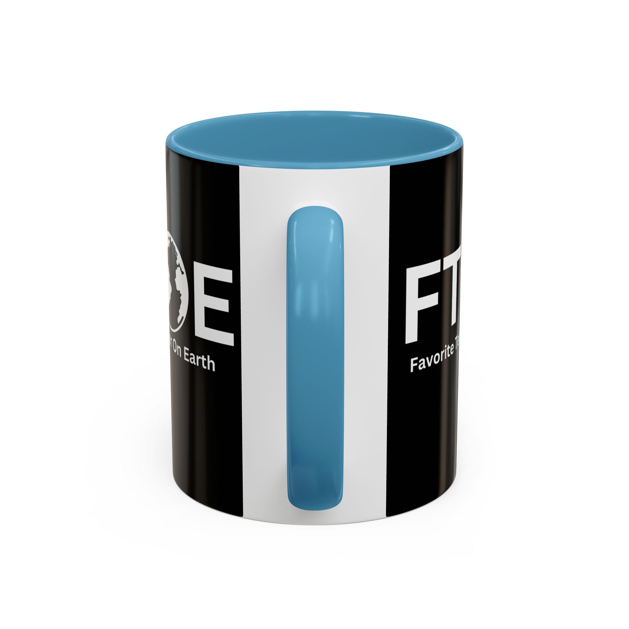 Favorite Teacher On Earth (FTOE) Accent Coffee Mug (11oz, 15oz)