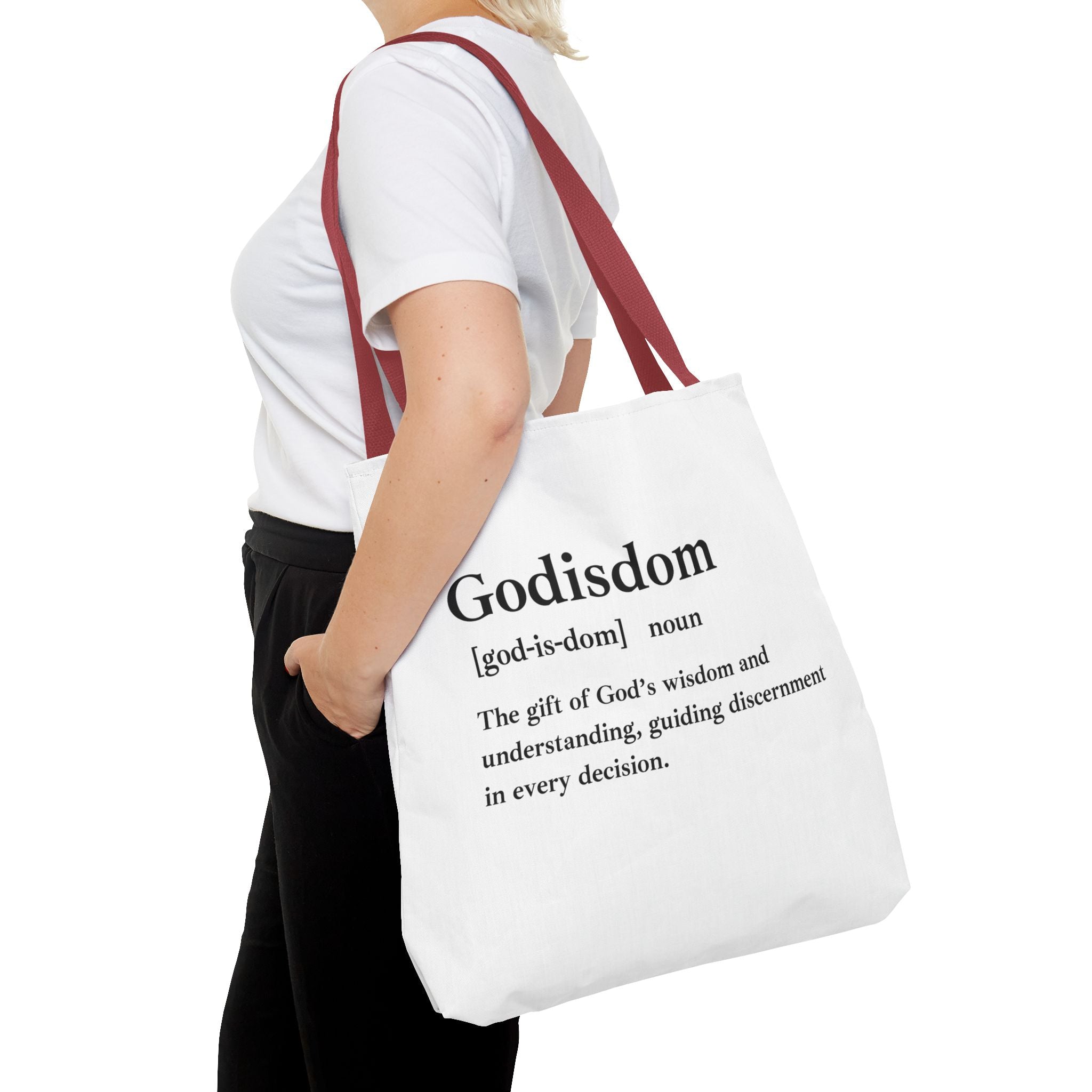 Godisdom Tote Bag - Custom Printed Stylish and Functional Tote