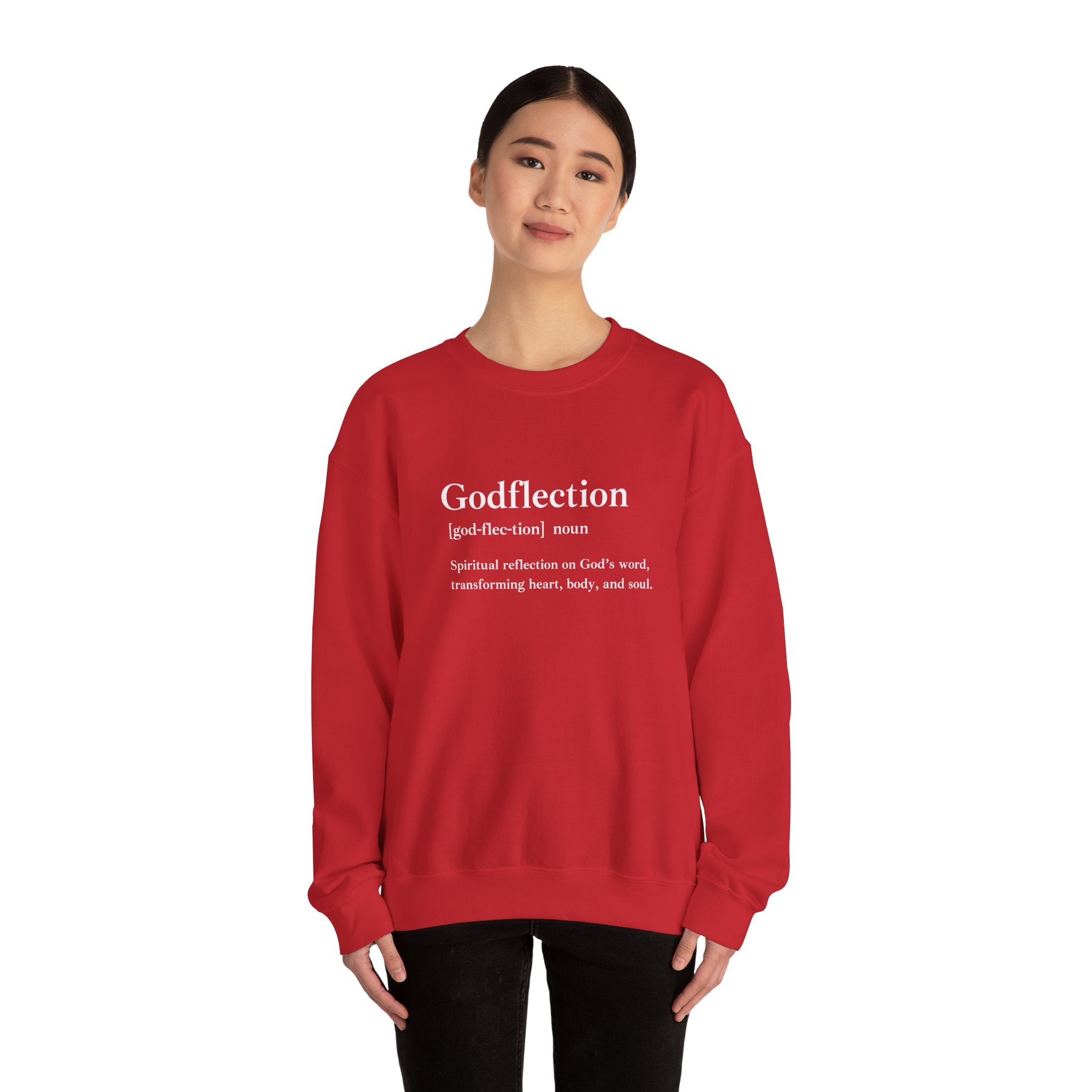 Godflection Unisex Heavy Blend™ Crewneck Sweatshirt
