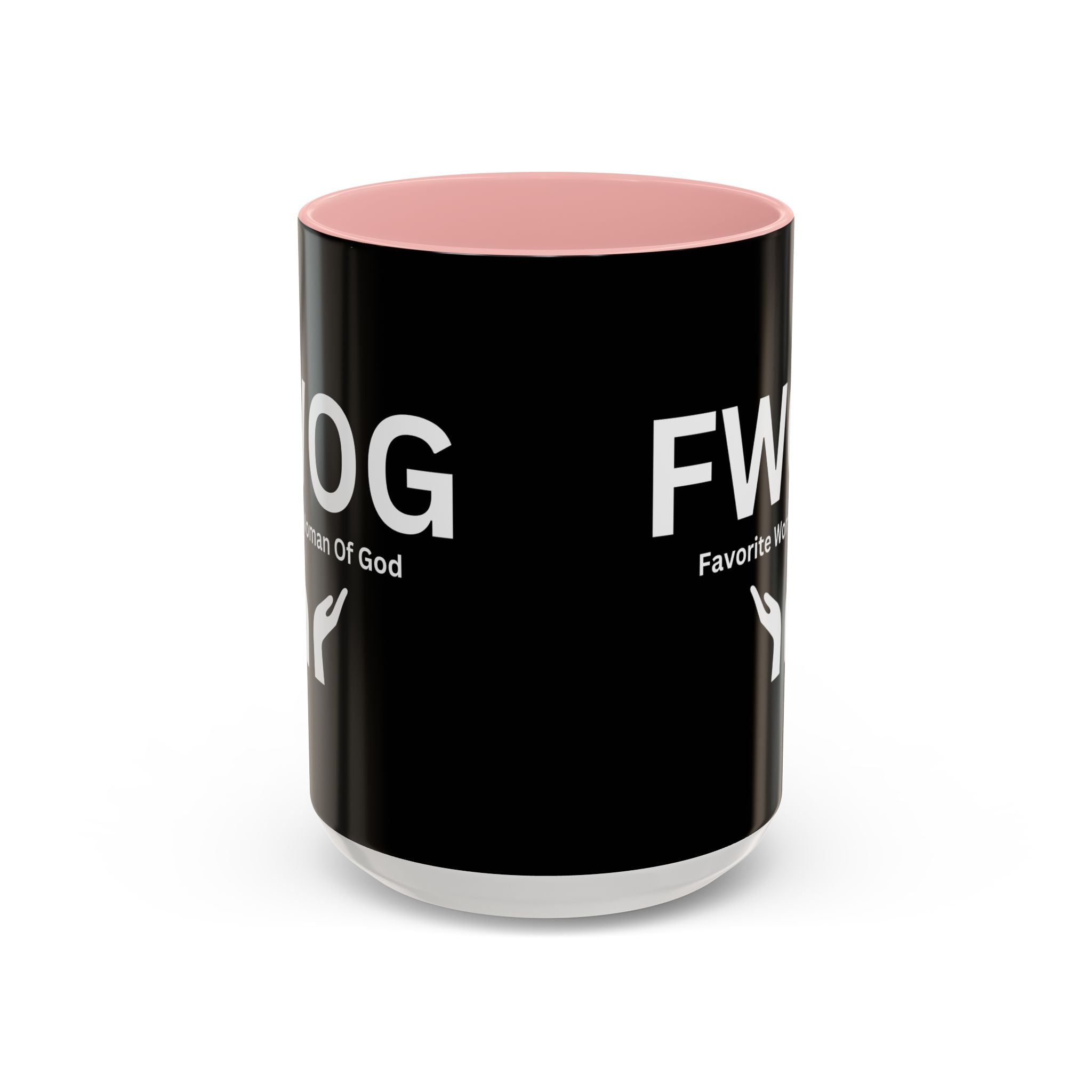 Favorite Woman of God (FWOG) Accent Coffee Mug (11oz, 15oz)