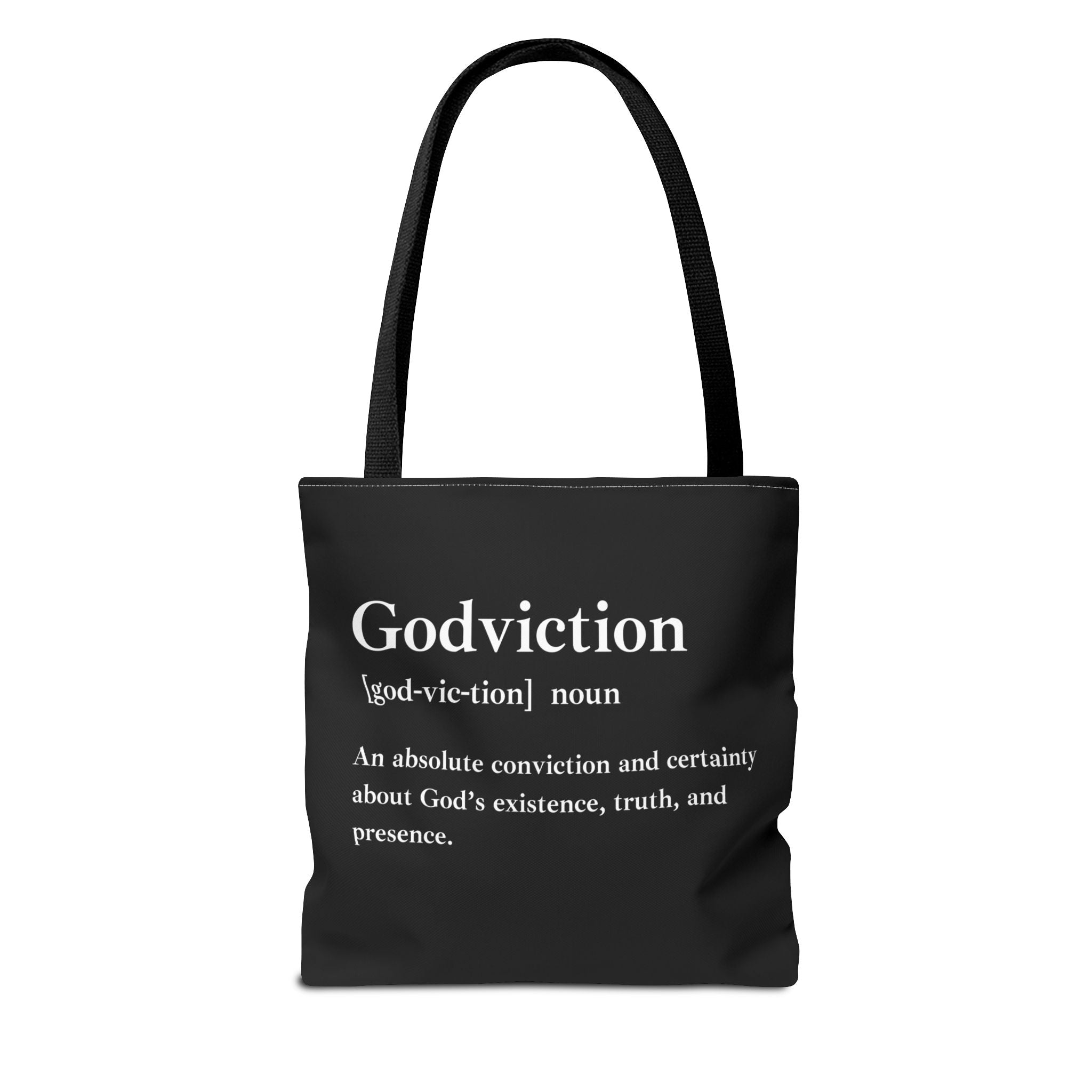 Godviction Tote Bag - Custom Printed Stylish and Functional Tote