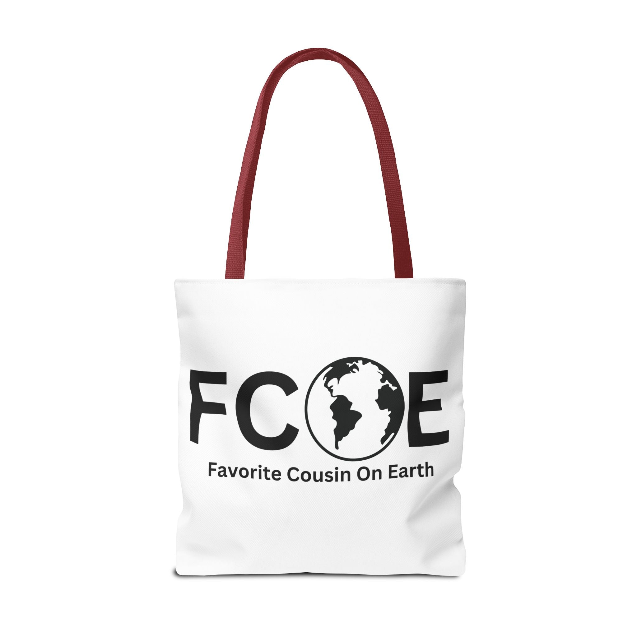 Favorite Cousin On Earth (FCOE) Tote Bag - Custom Printed Stylish and Functional Tote