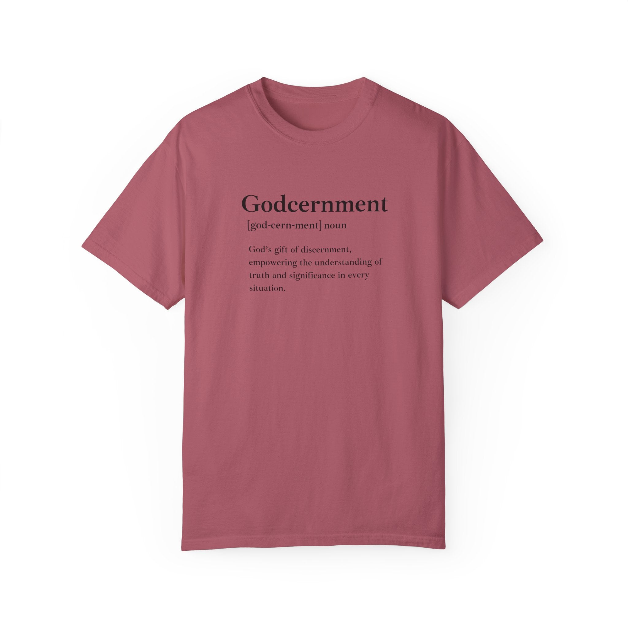 Godcernment T-Shirt – Comfort Colors 1717 Garment-Dyed Tee