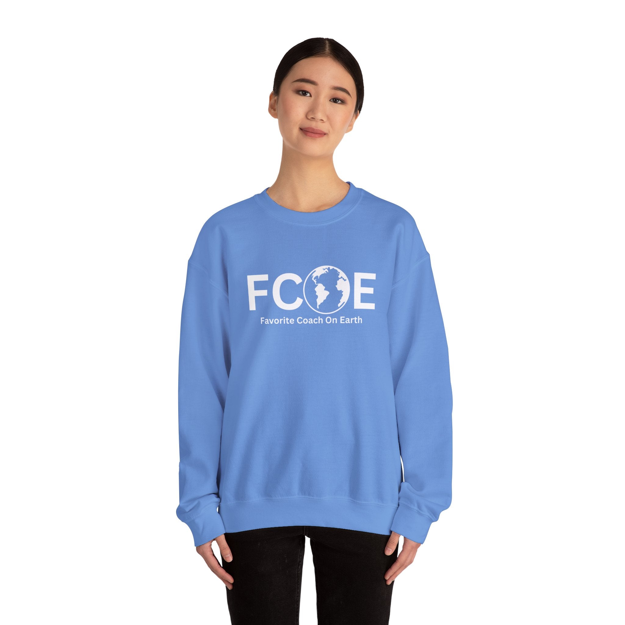 Favorite Coach On Earth (FCOE) Crewneck Sweatshirt – Cozy & Durable