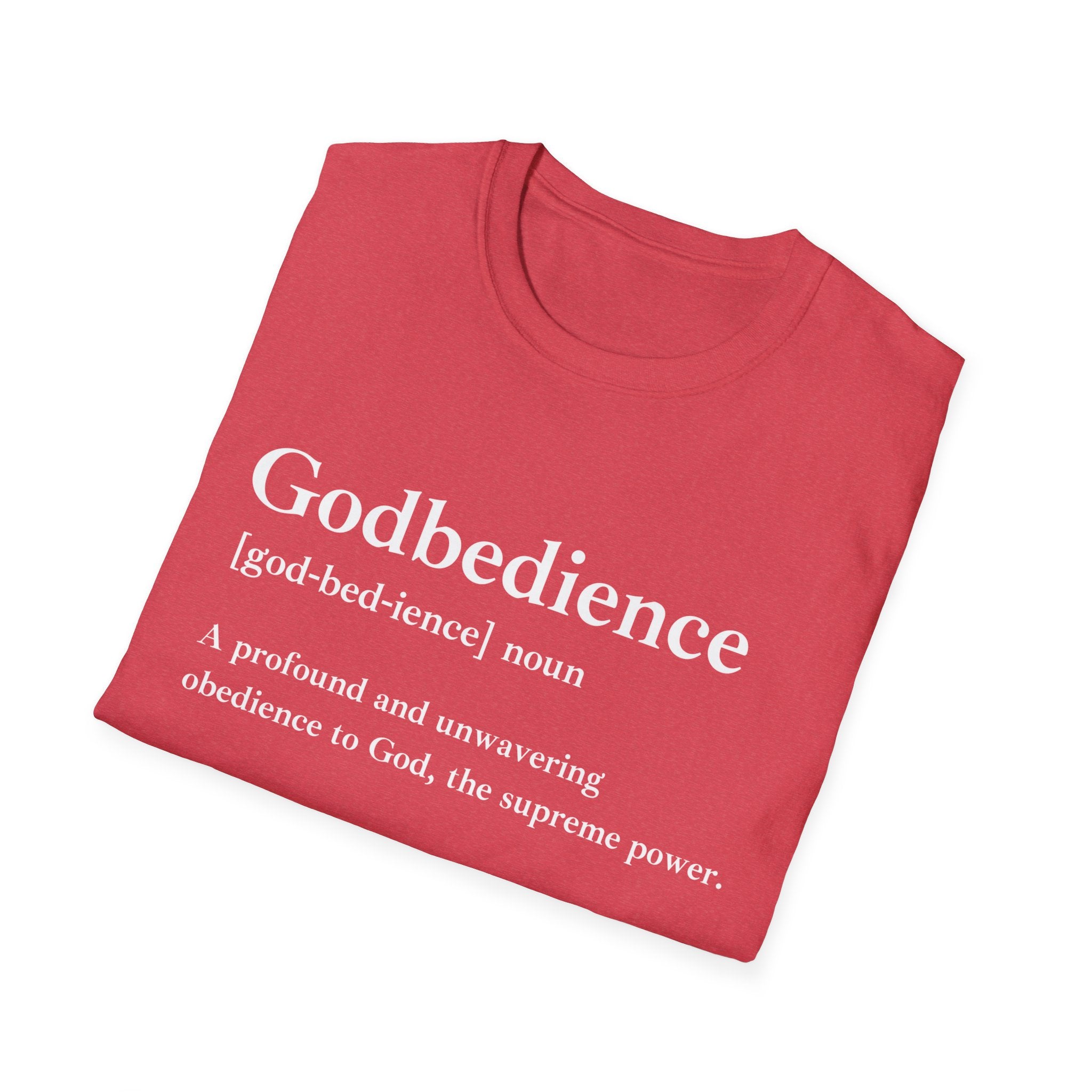 Godbedience Unisex Softstyle T-Shirt