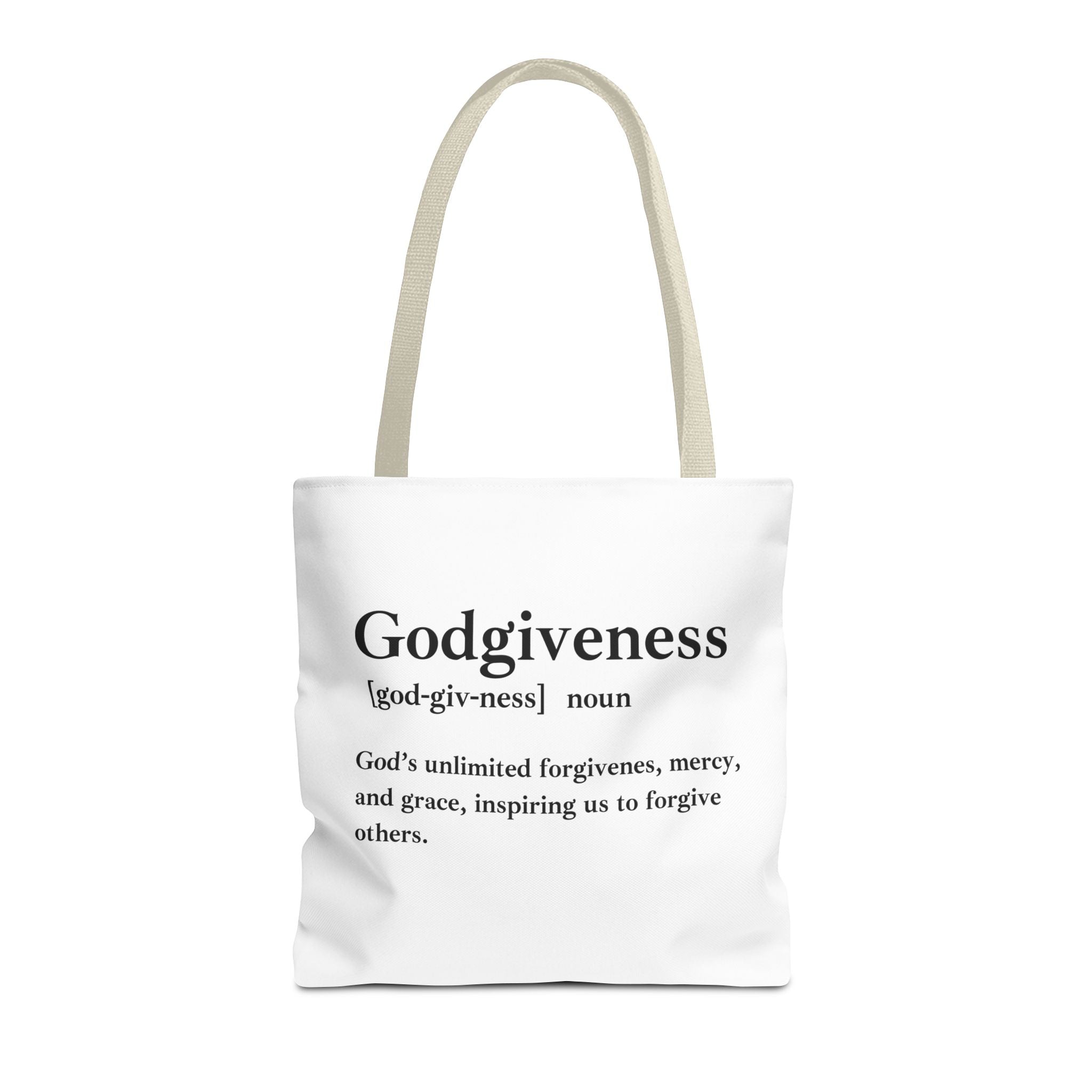 Godgiveness Tote Bag - Custom Printed Stylish and Functional Tote