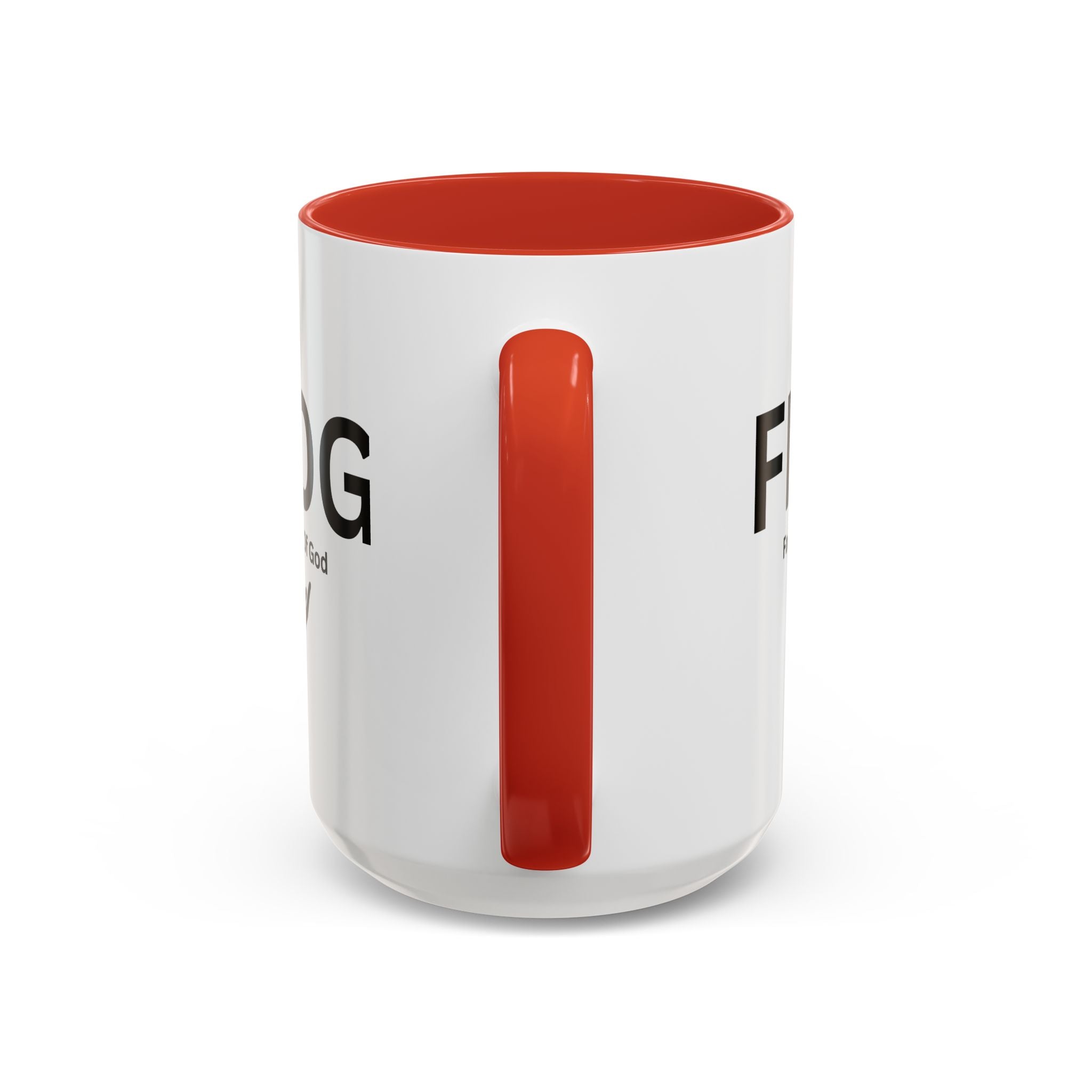 Favorite Man of God (FMOG) Accent Coffee Mug (11oz, 15oz)