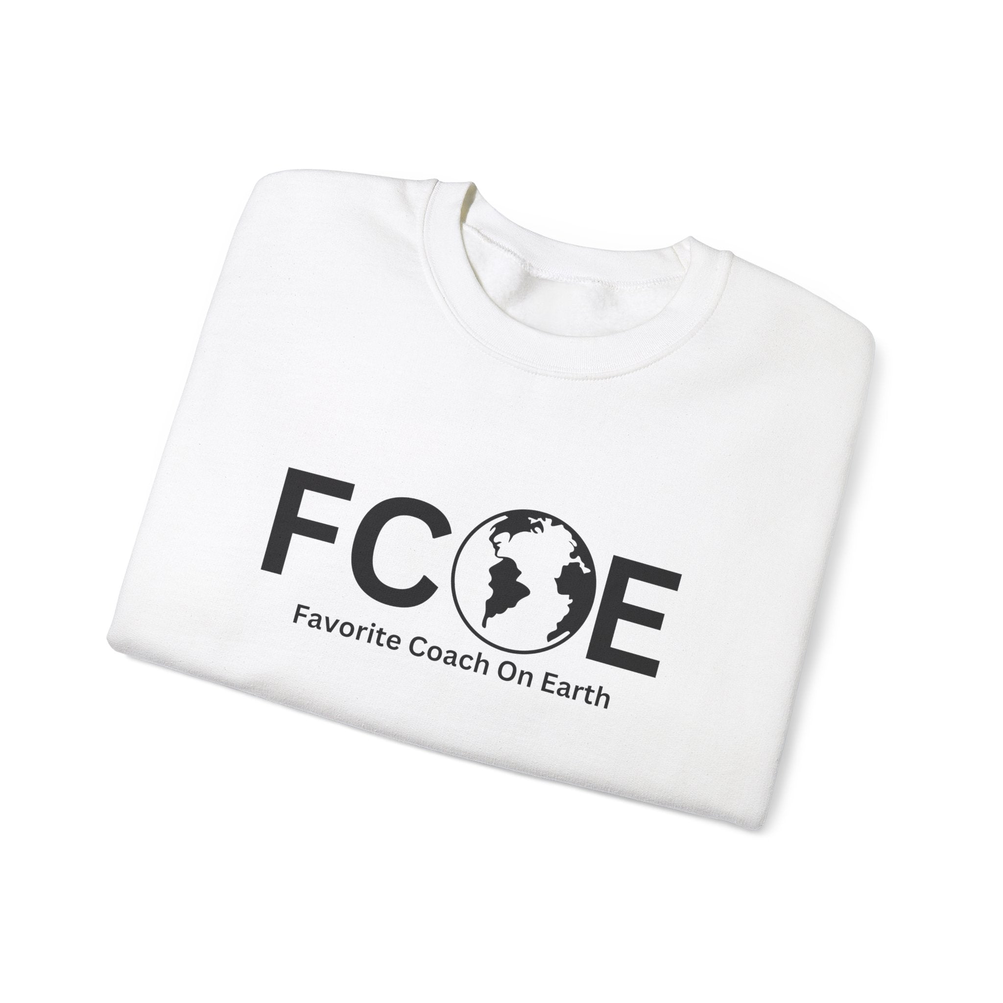 Favorite Coach On Earth (FCOE) Unisex Heavy Blend™ Crewneck Sweatshirt