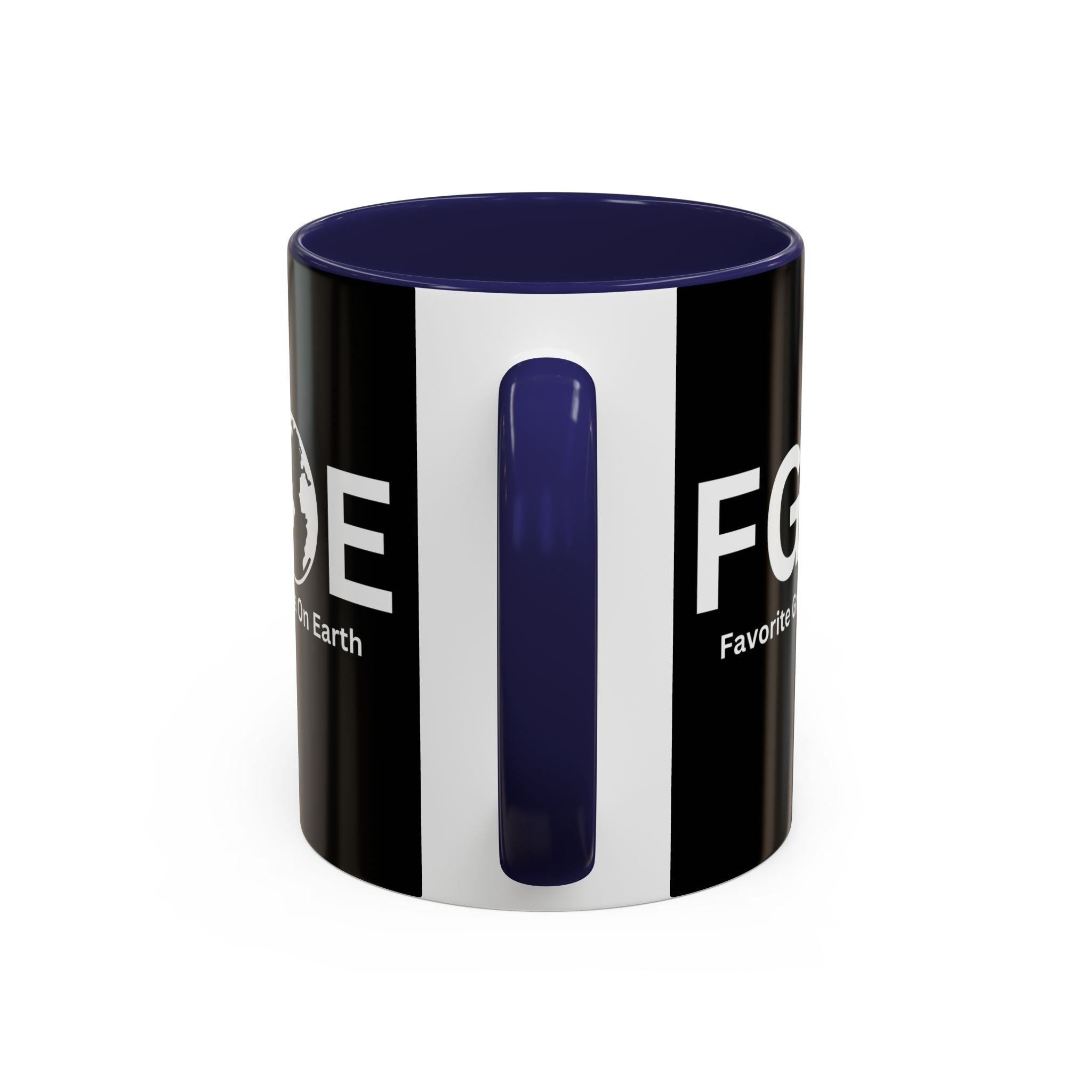 Favorite Grandpa On Earth (FGOE) Accent Coffee Mug (11oz, 15oz)