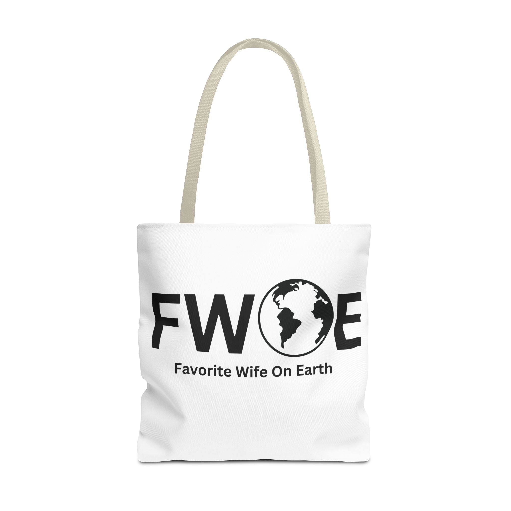 Favorite Wife On Earth (FWOE) Tote Bag - Custom Printed Stylish and Functional Tote