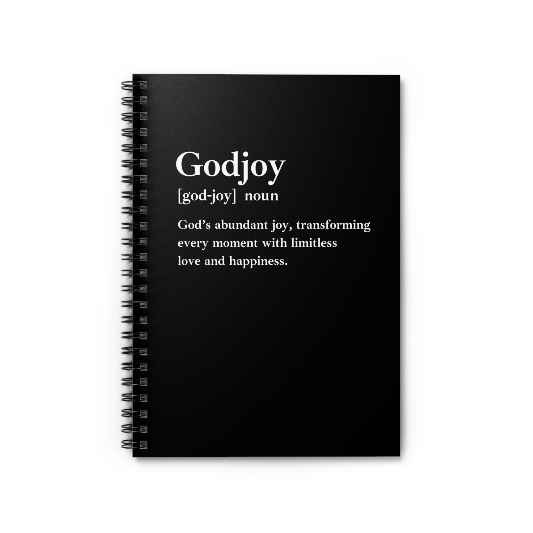 Godjoy Spiral Notebook - 118 Page Ruled Line Notebook for Everyday Use