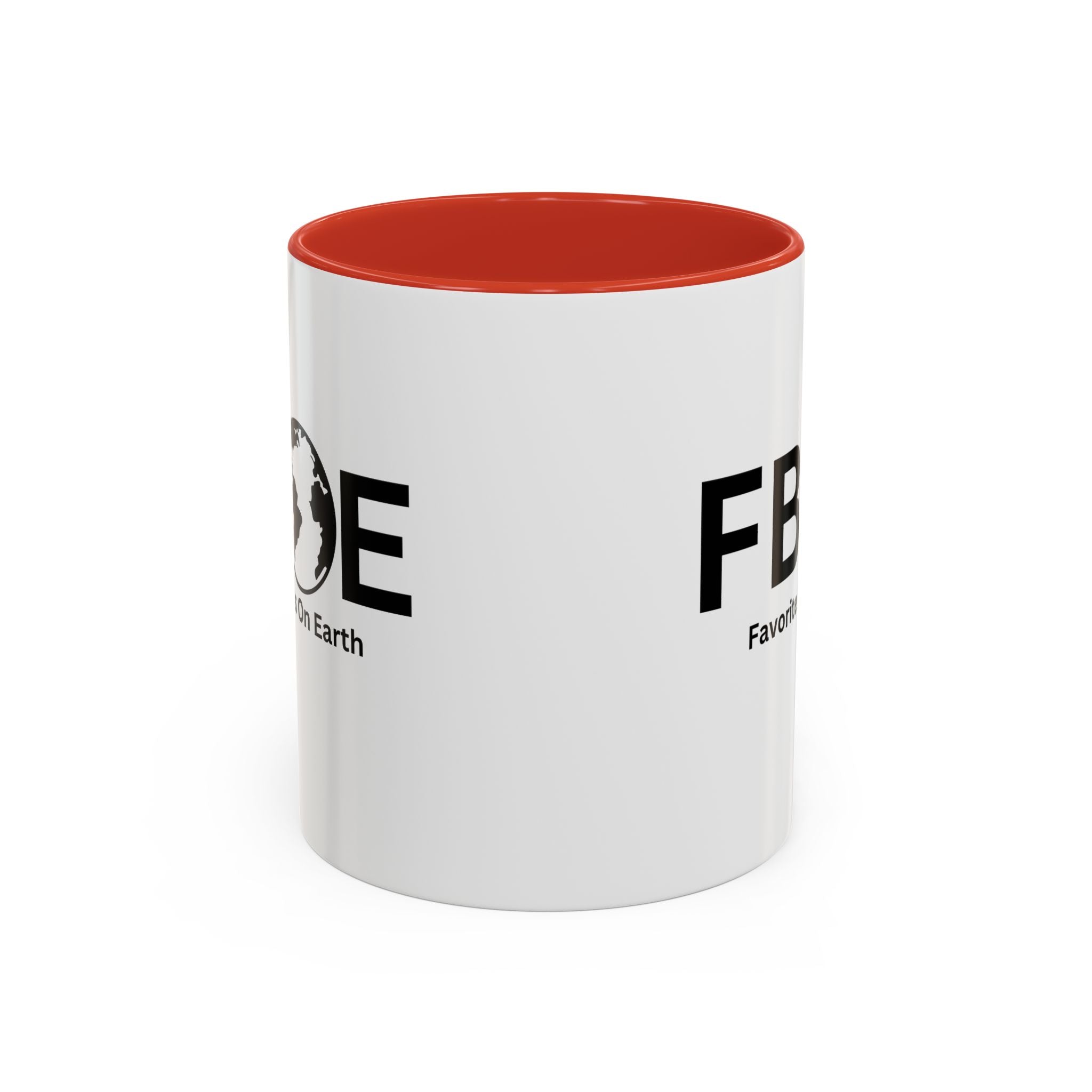 Favorite Boss On Earth (FBOE) Accent Coffee Mug (11oz, 15oz)