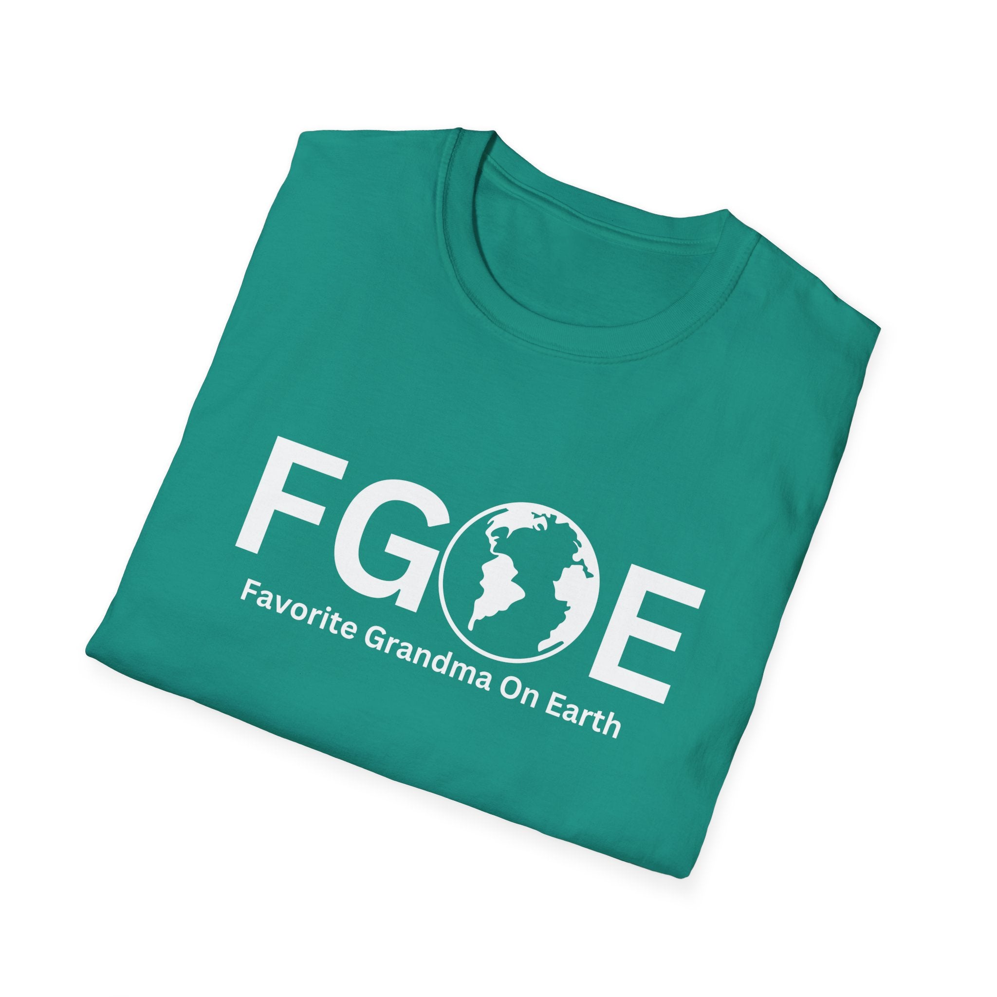 Favorite Grandma on Earth T-Shirt - (FGOE) Logo Tee for Women