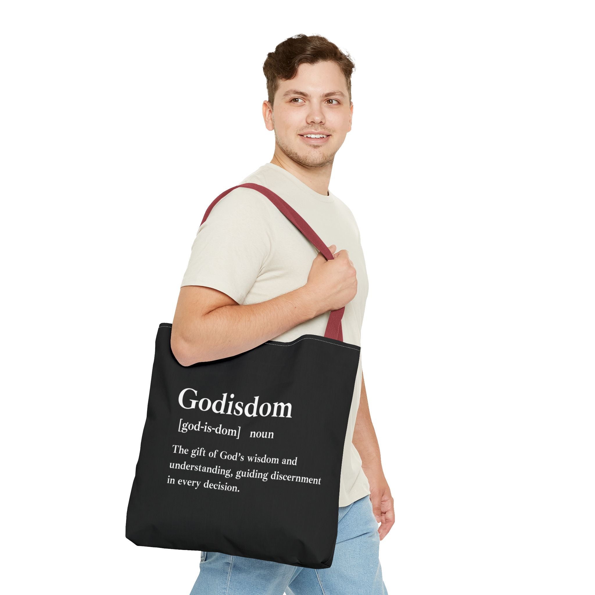 Godisdom Tote Bag - Custom Printed Stylish and Functional Tote