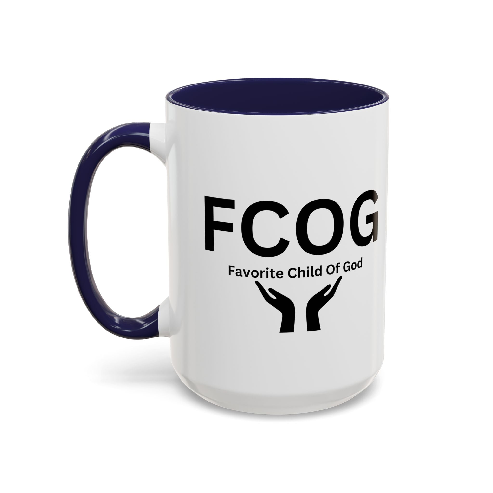 Favorite Child of God (FCOG) Accent Coffee Mug (11, 15oz)