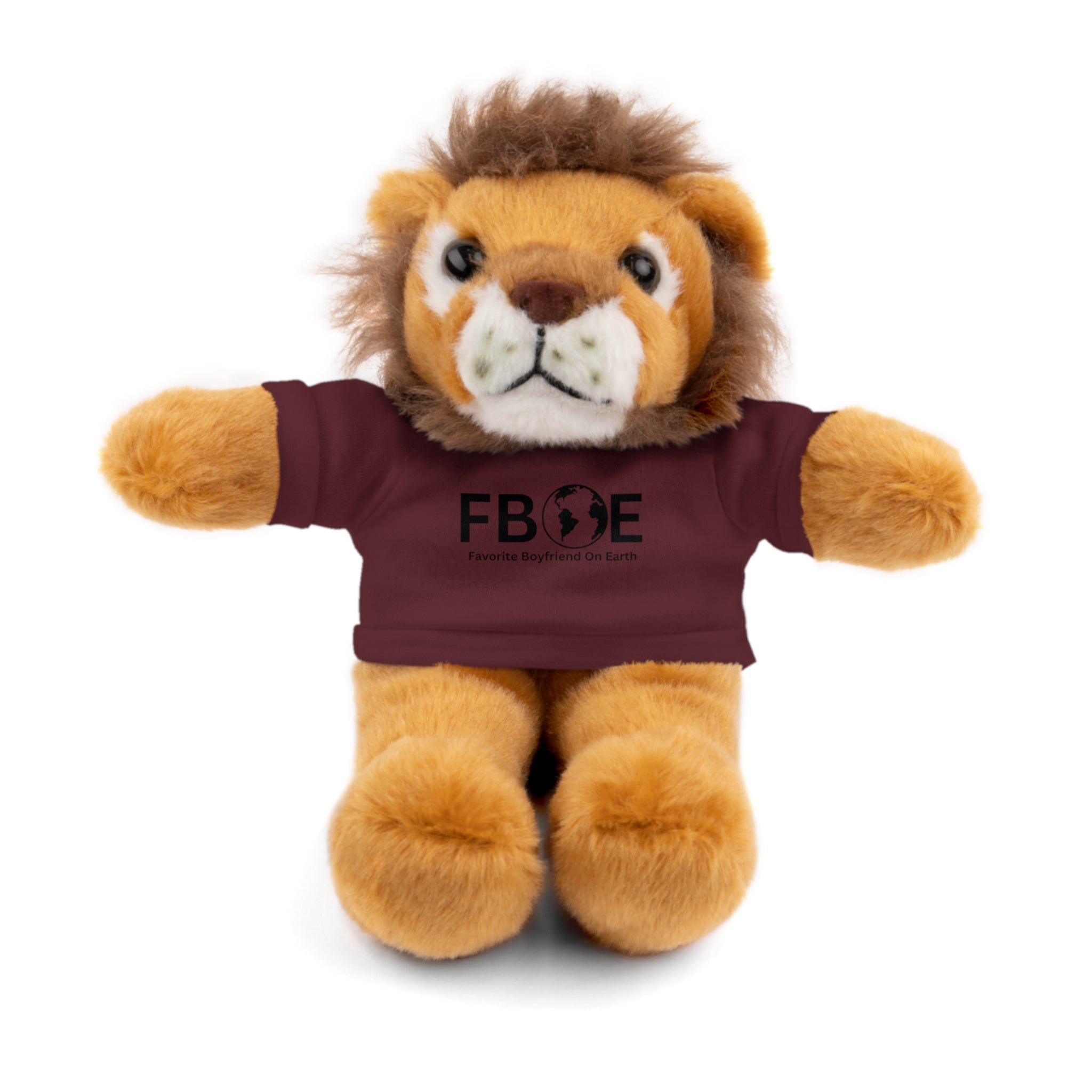 Stuffed Animal Gift – Favorite Boyfriend on Earth (FBOE)– Customizable T-Shirt & Animal