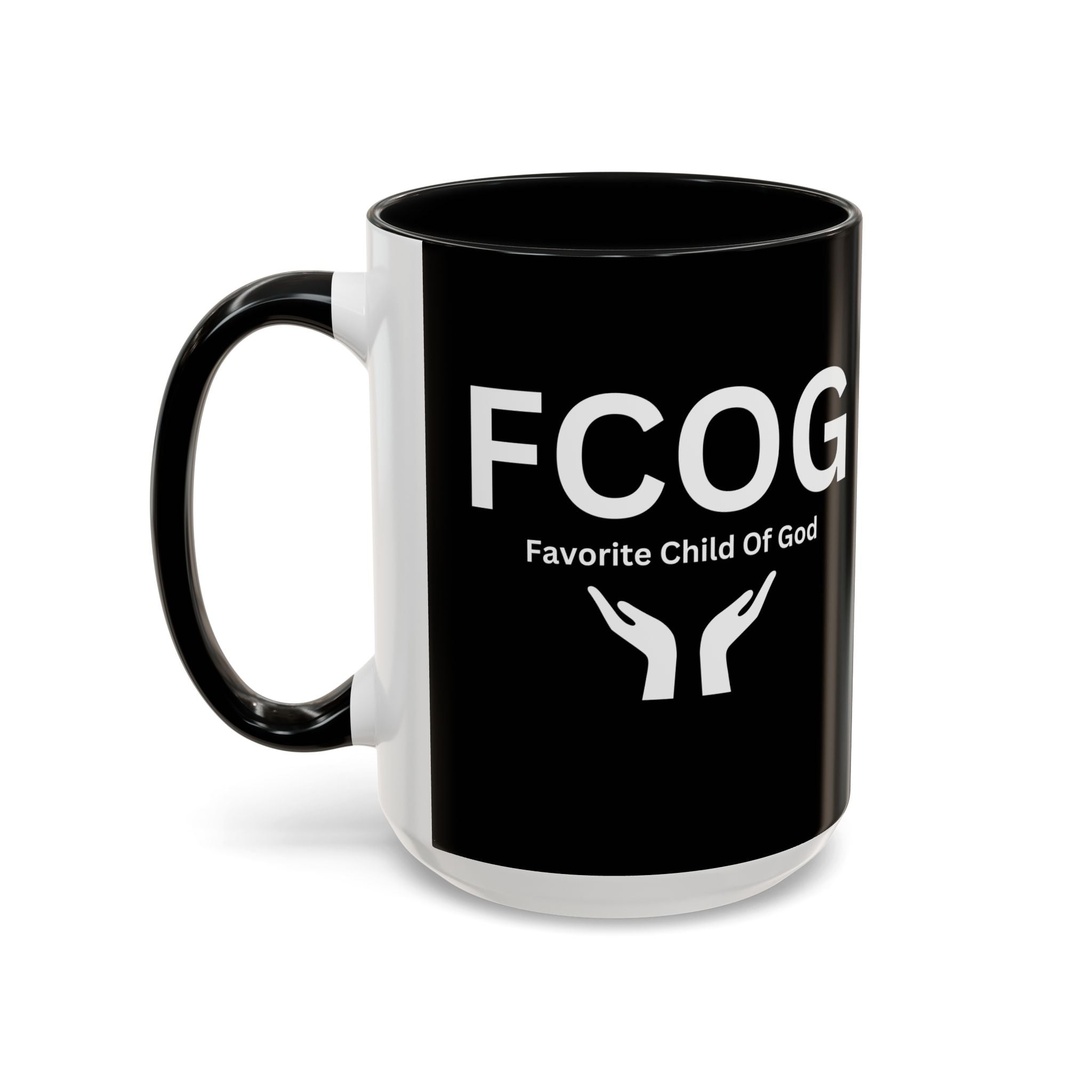 Favorite Child of God (FCOG) Accent Coffee Mug (11, 15oz)
