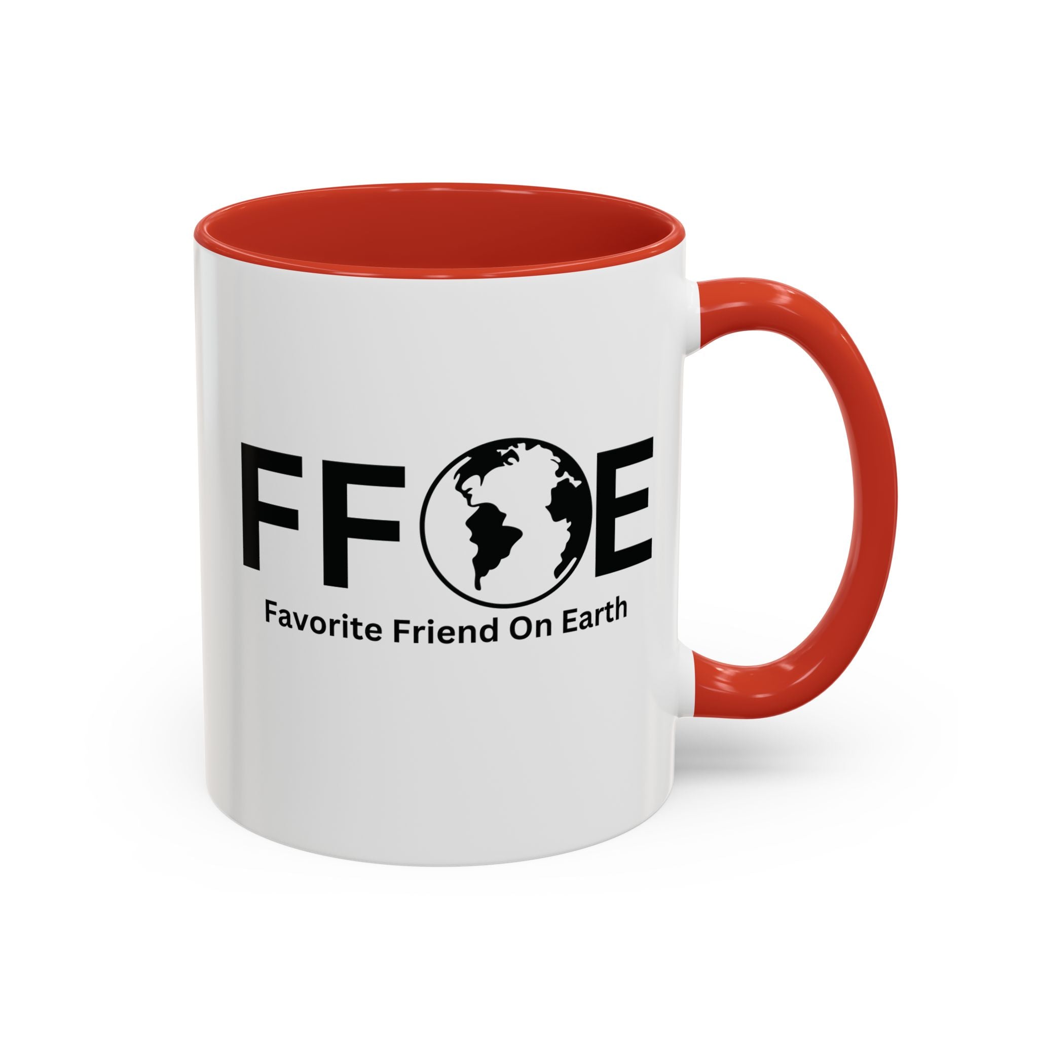 Favorite Friend On Earth (FFOE) Accent Coffee Mug (11oz, 15oz)