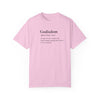 Godisdom Comfort Colors 1717 Garment-Dyed T-Shirt – 100% Cotton, Relaxed Fit, Customizable Faith-Inspired Tee