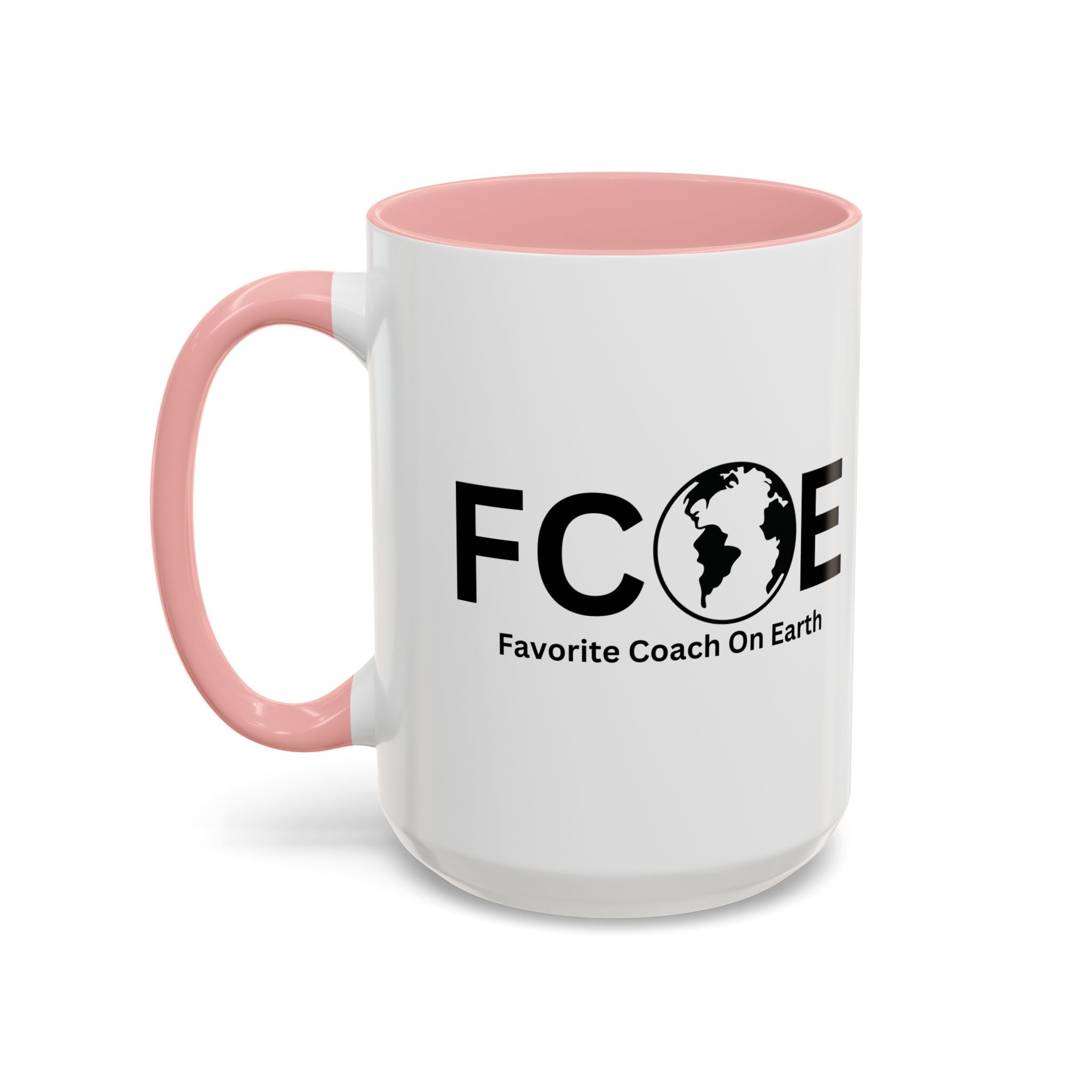 Favorite Coach On Earth (FCOE) Accent Coffee Mug (11oz, 15oz)