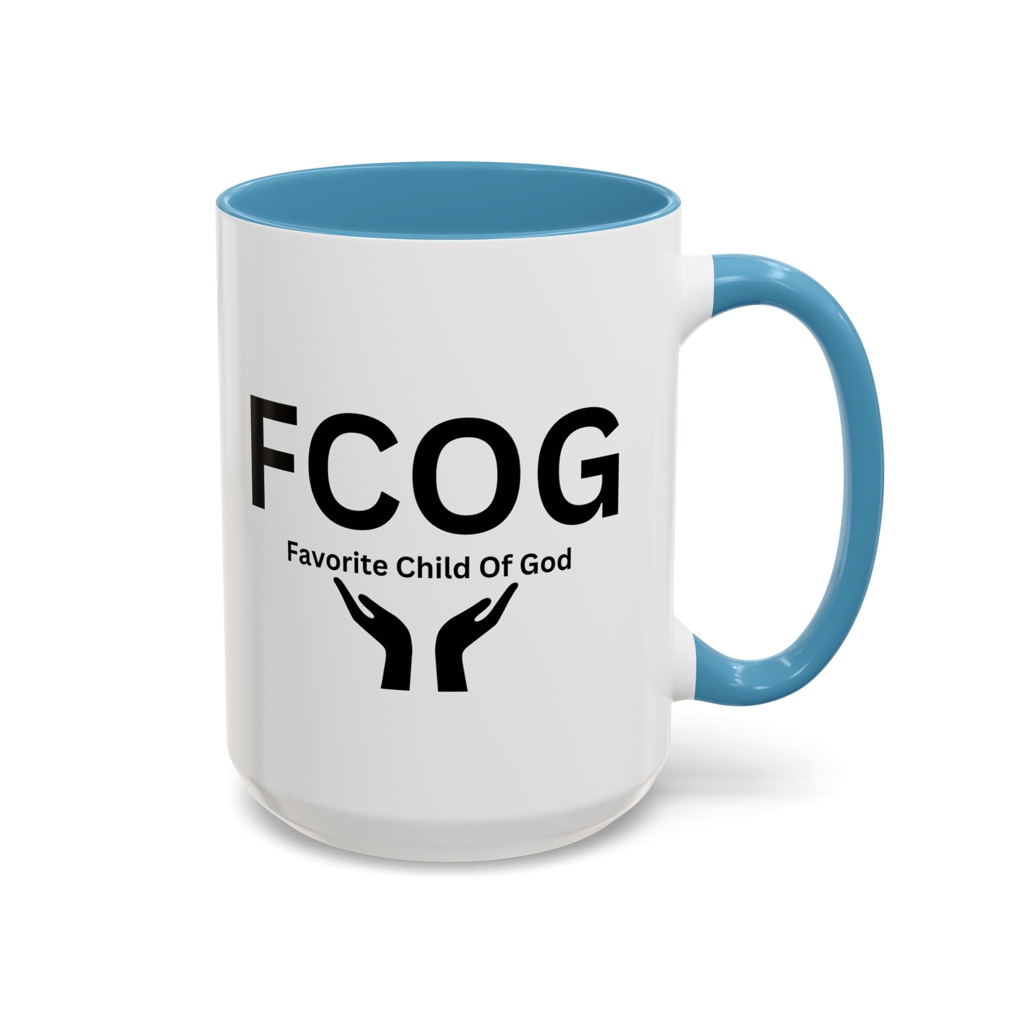 Favorite Child of God (FCOG) Accent Coffee Mug (11, 15oz)