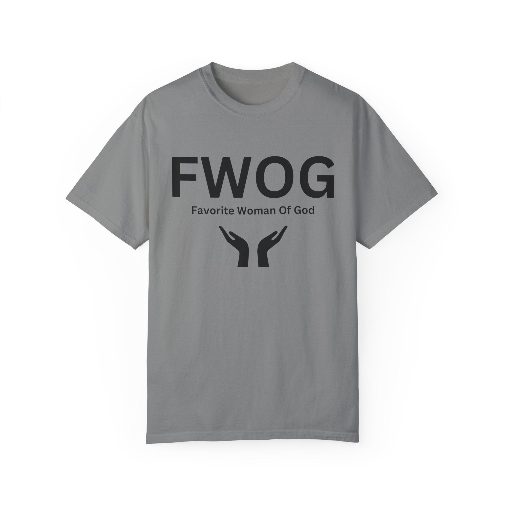 Favorite Woman of God (FWOG) T-Shirt – Comfort Colors 1717 Garment-Dyed Tee