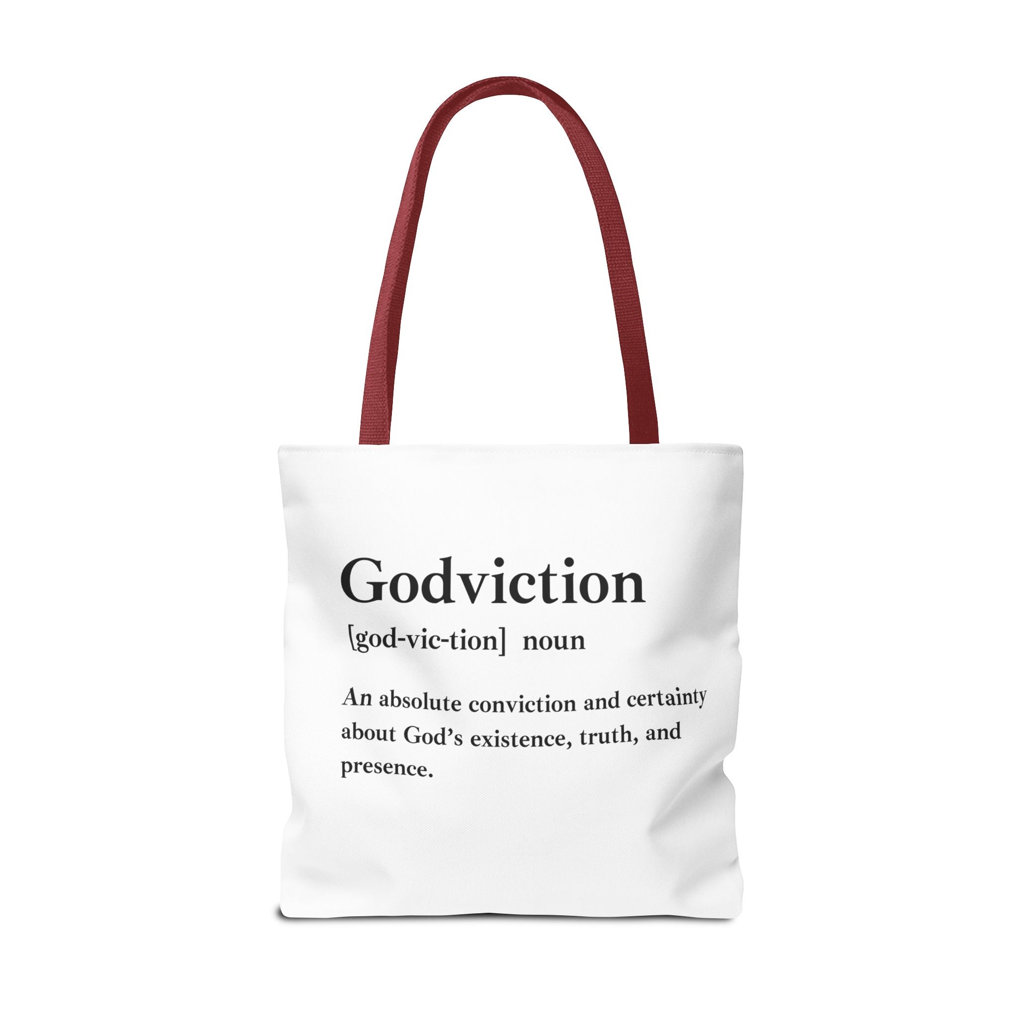 Godviction Tote Bag - Custom Printed Stylish and Functional Tote