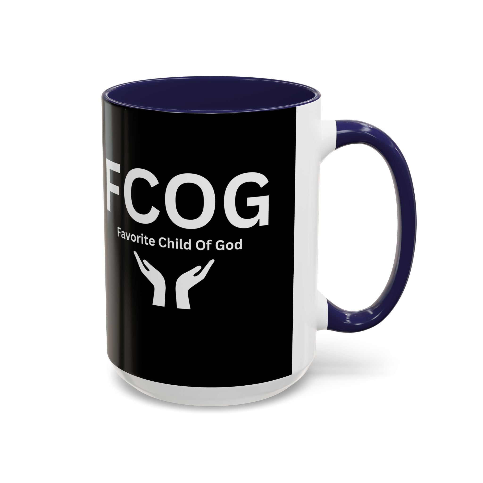 Favorite Child of God (FCOG) Accent Coffee Mug (11, 15oz)