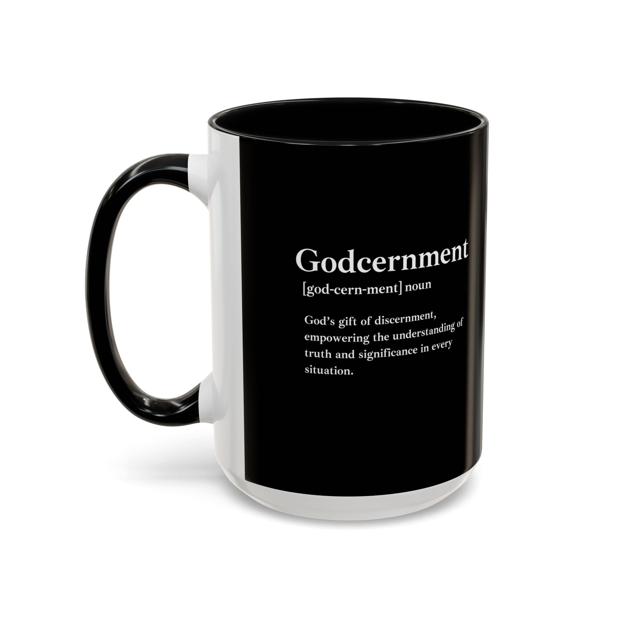 Godcernment Accent Coffee Mug (11oz, 15oz)