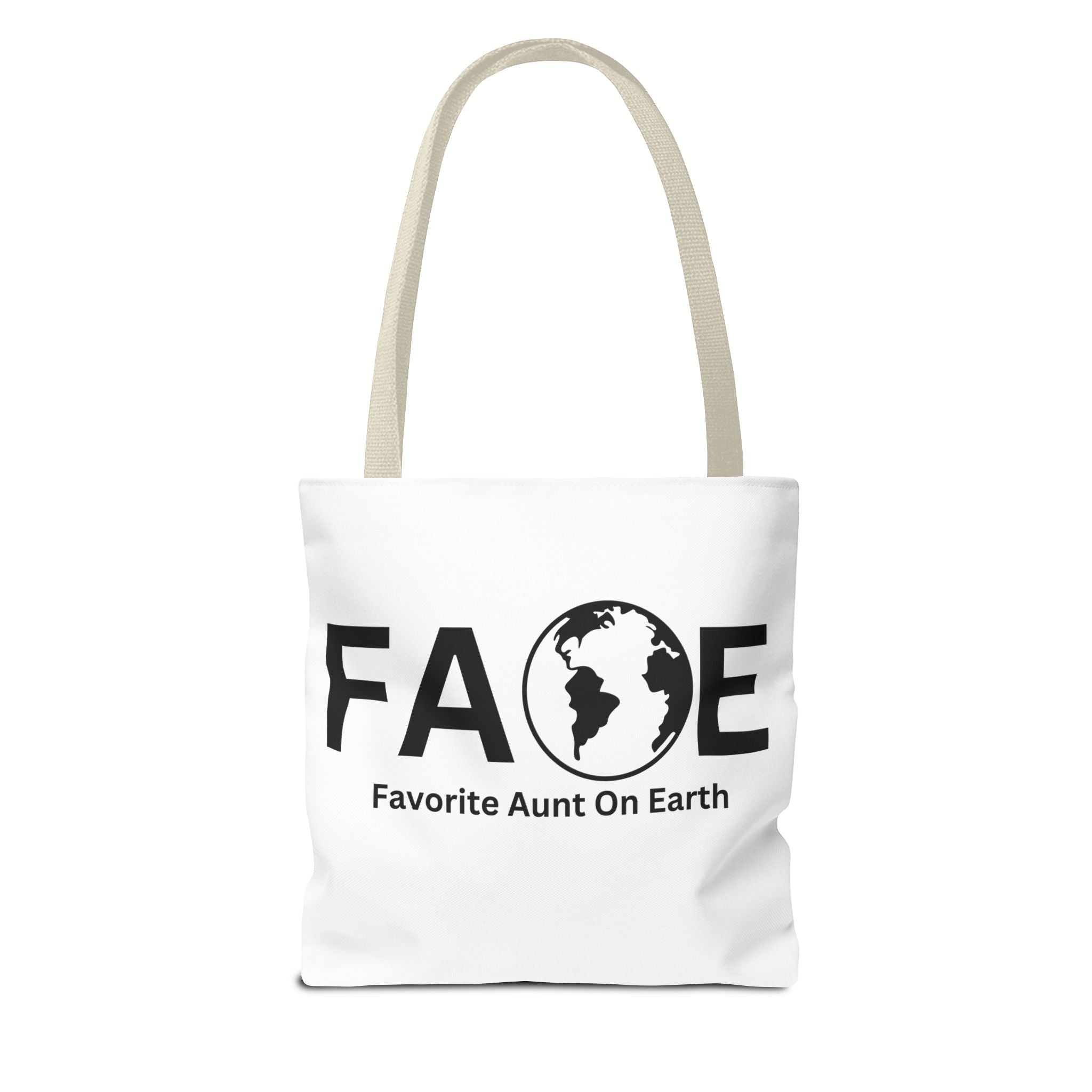 Favorite Aunt On Earth (FAOE) Tote Bag - Custom Printed Stylish and Functional Tote