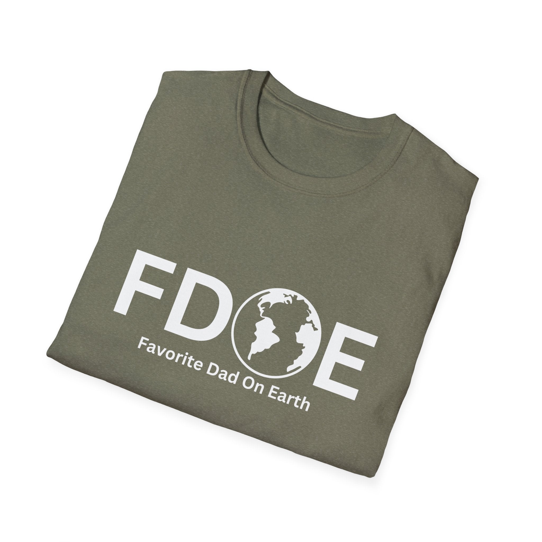 Favorite Dad On Earth (FDOE) - Comfort Colors 1717 Garment-Dyed T-Shirt