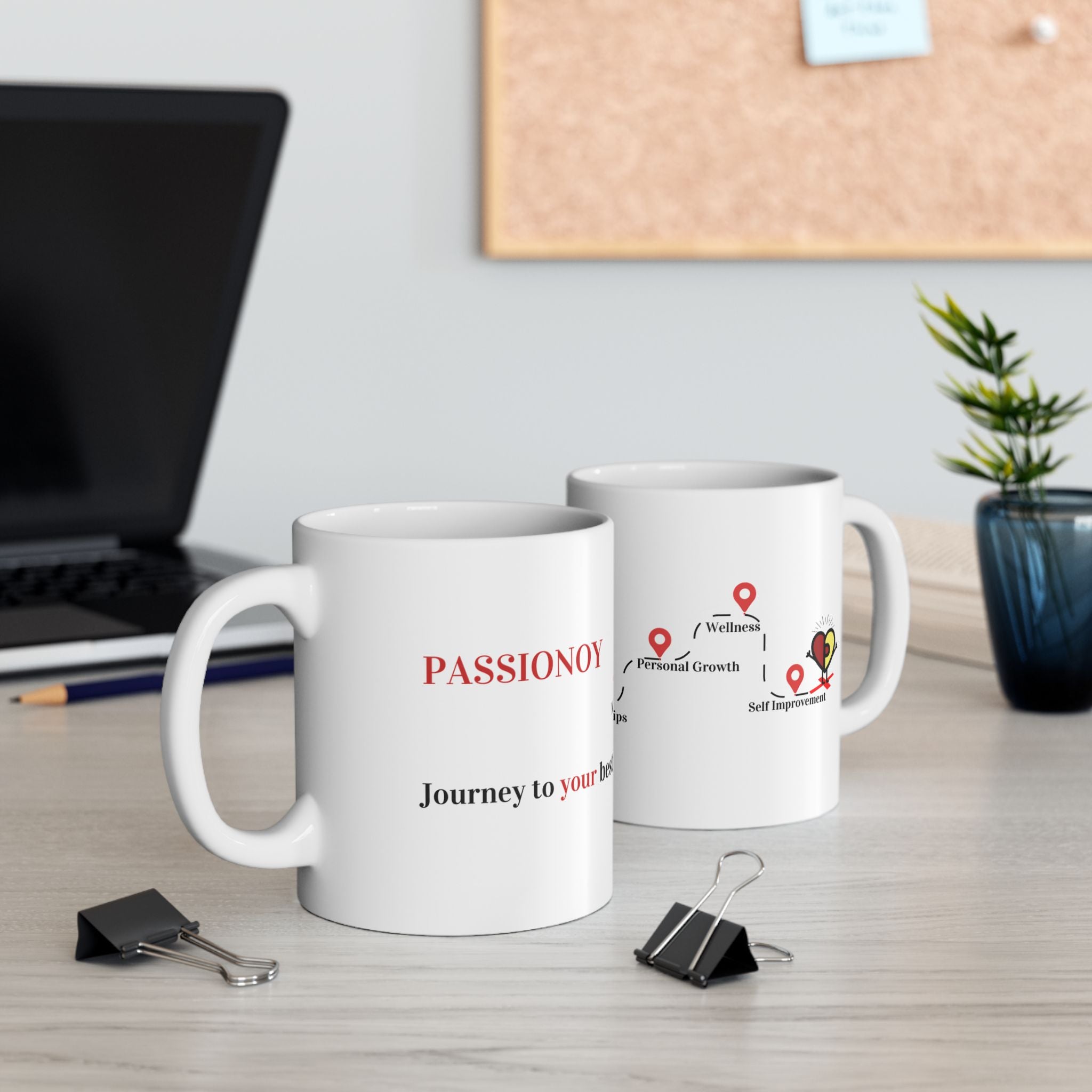 Passionoy Journey Accent Coffee Mug (11oz, 15oz)