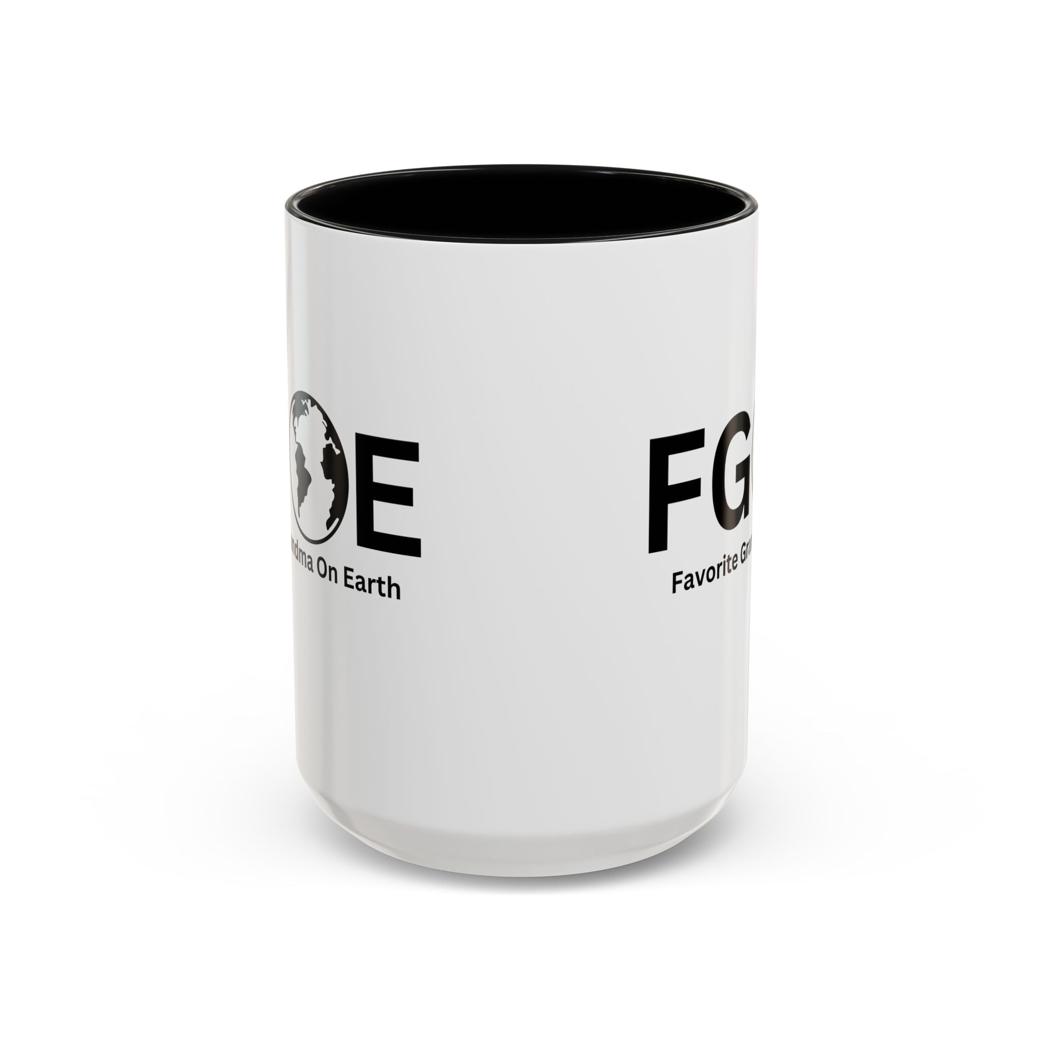 Favorite Grandma On Earth Mug (FGOE) Accent Coffee Mug (11oz, 15oz)